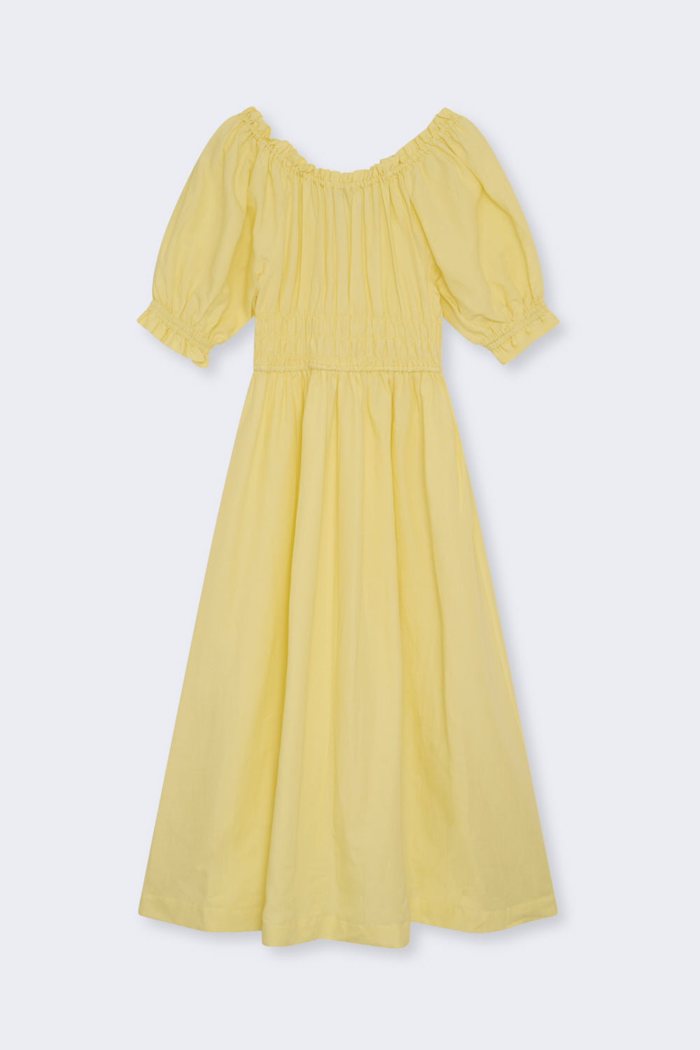 Amaryllis Woman Dress Soft Lemon_Sampling