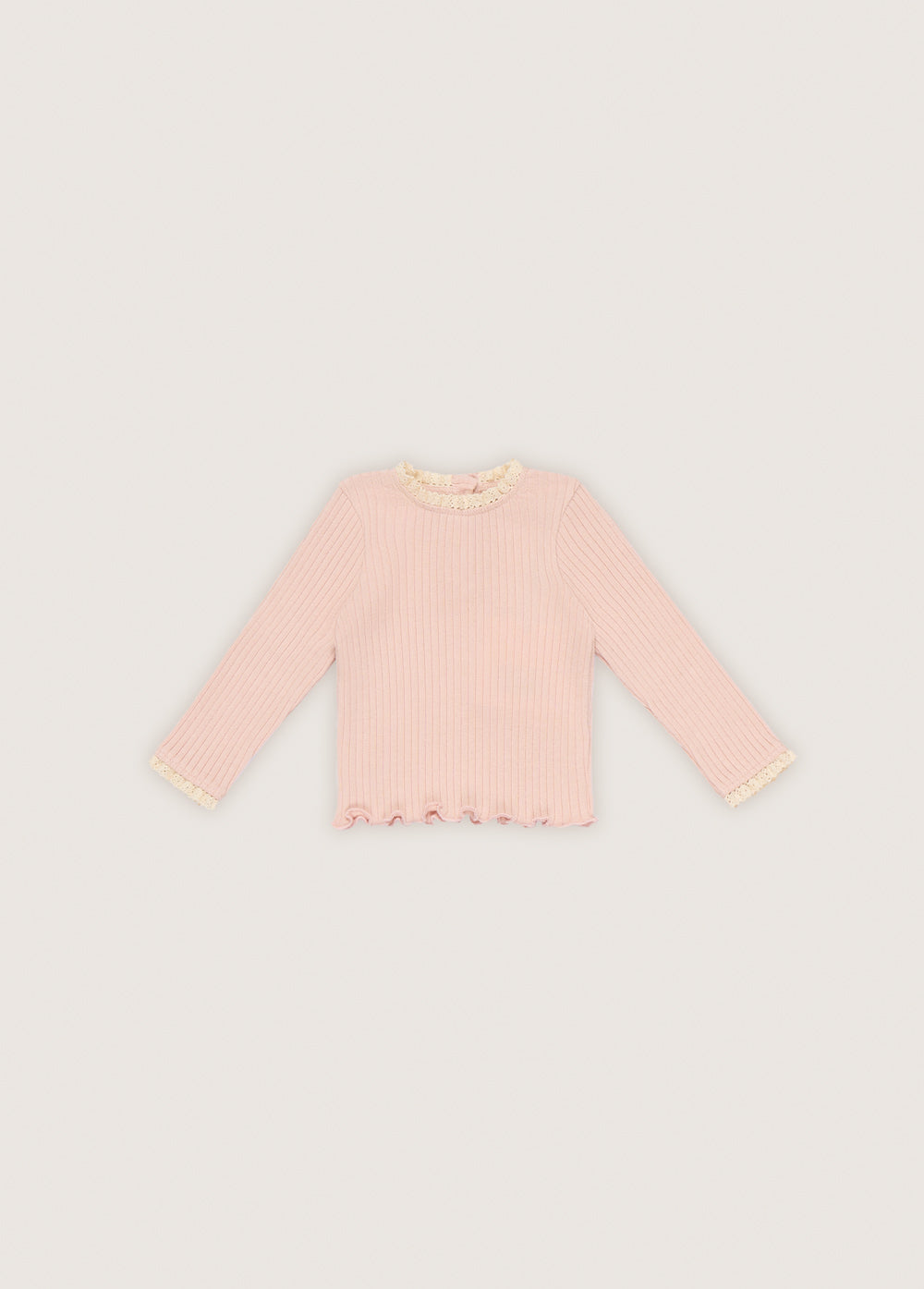 Betsy Baby Lace Tee Rose Dust_Sampling