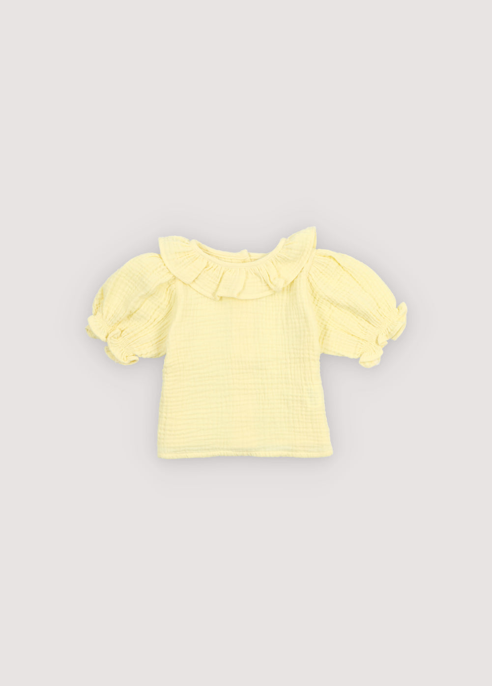 Campanilla Baby Blouse Soft Lemon