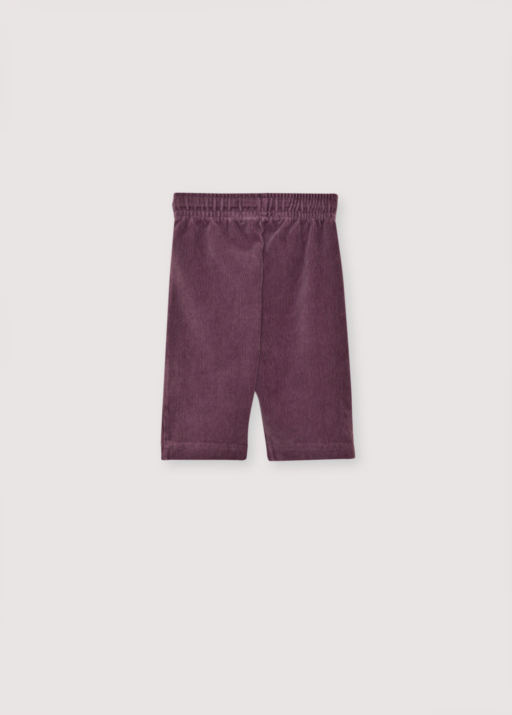 Velvet corduroy jersey  jogging with a straight-leg fit and an adjustable waistband with a drawstring.