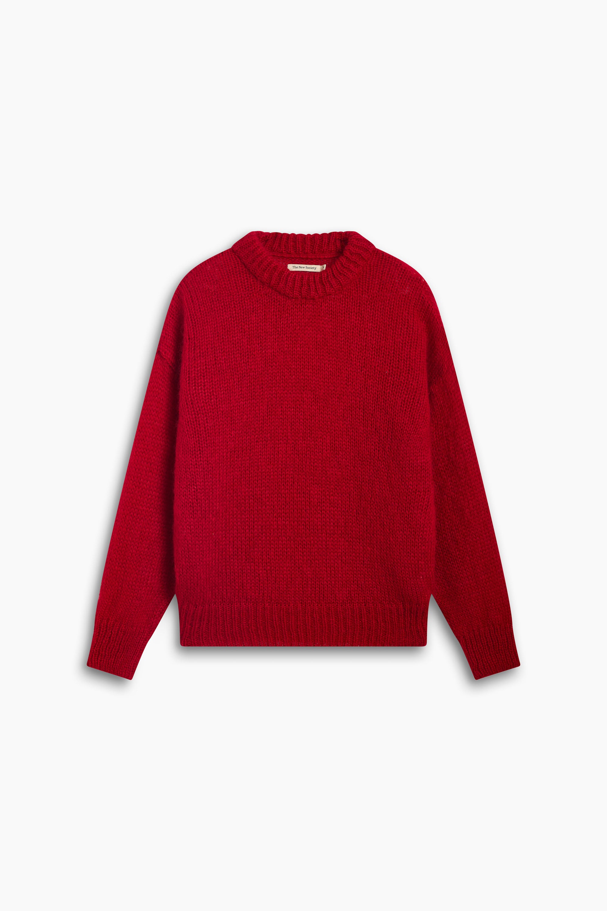 Gemütlicher Damenpullover in chinesischem Rot
