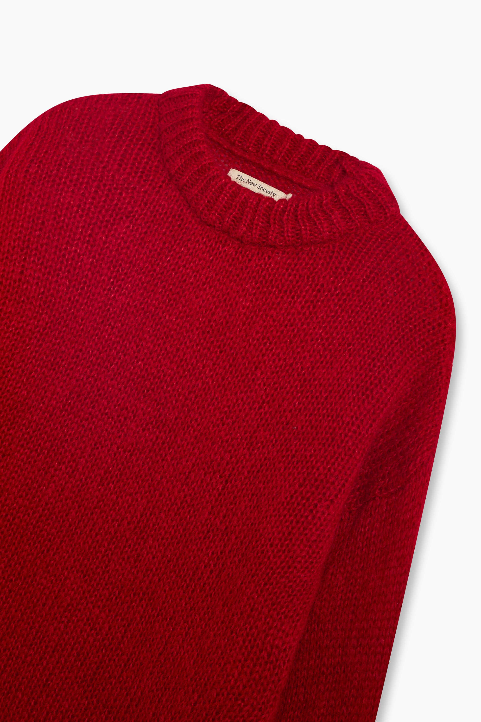 Gemütlicher Damenpullover in chinesischem Rot
