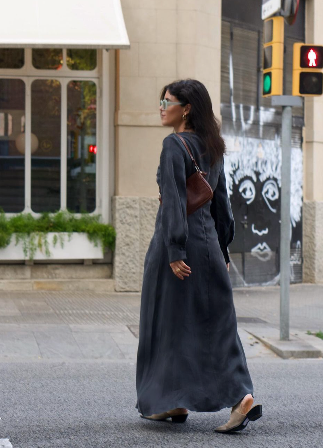 Isaura Woman Dress Dark Grey