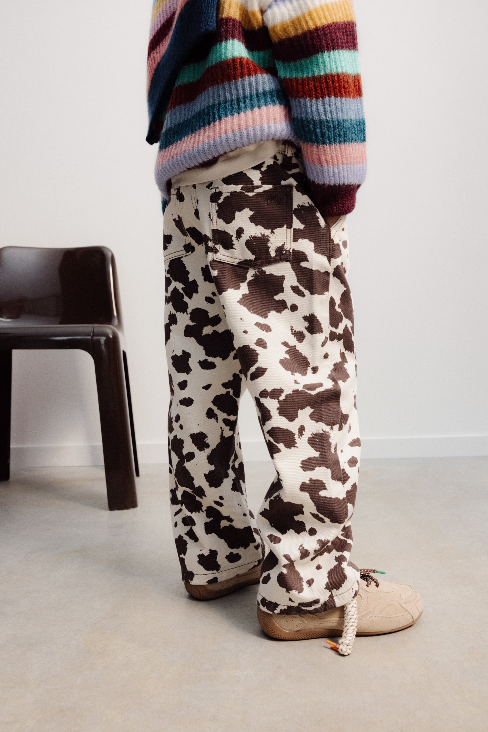 Pantalon Dakota imprimé vache