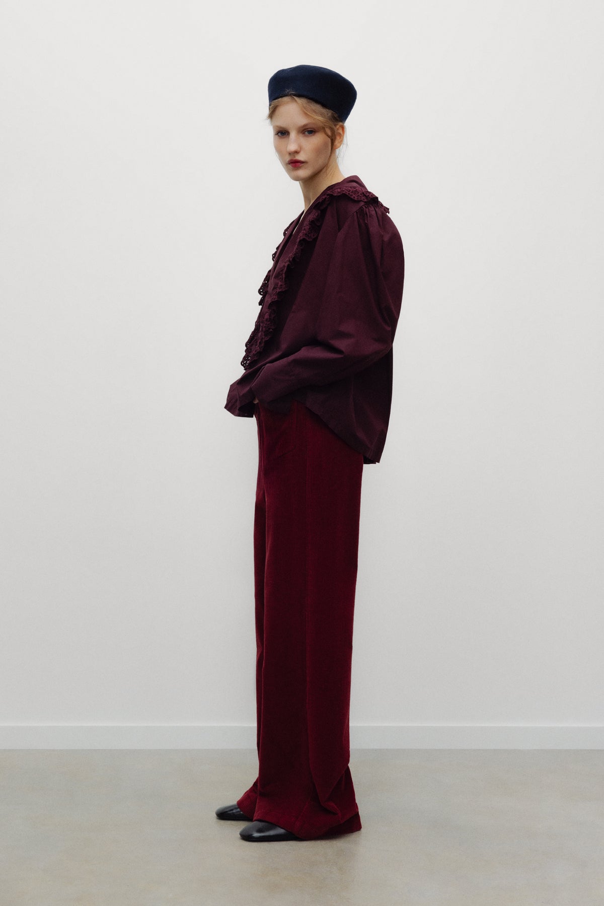 Ines Woman Trouser Rumba Red