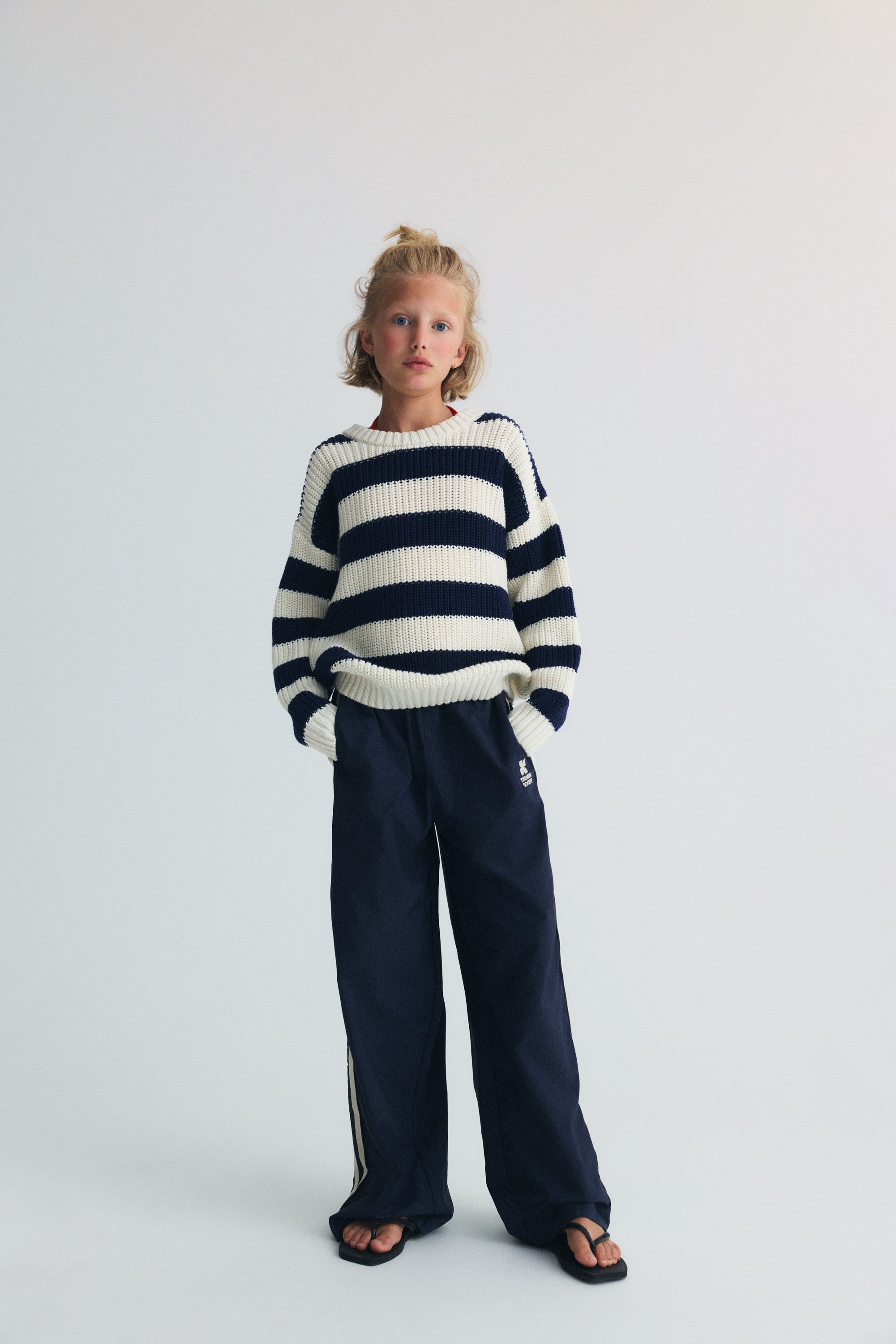 Musa Teen Jumper Summer Midnight Knit Stripes