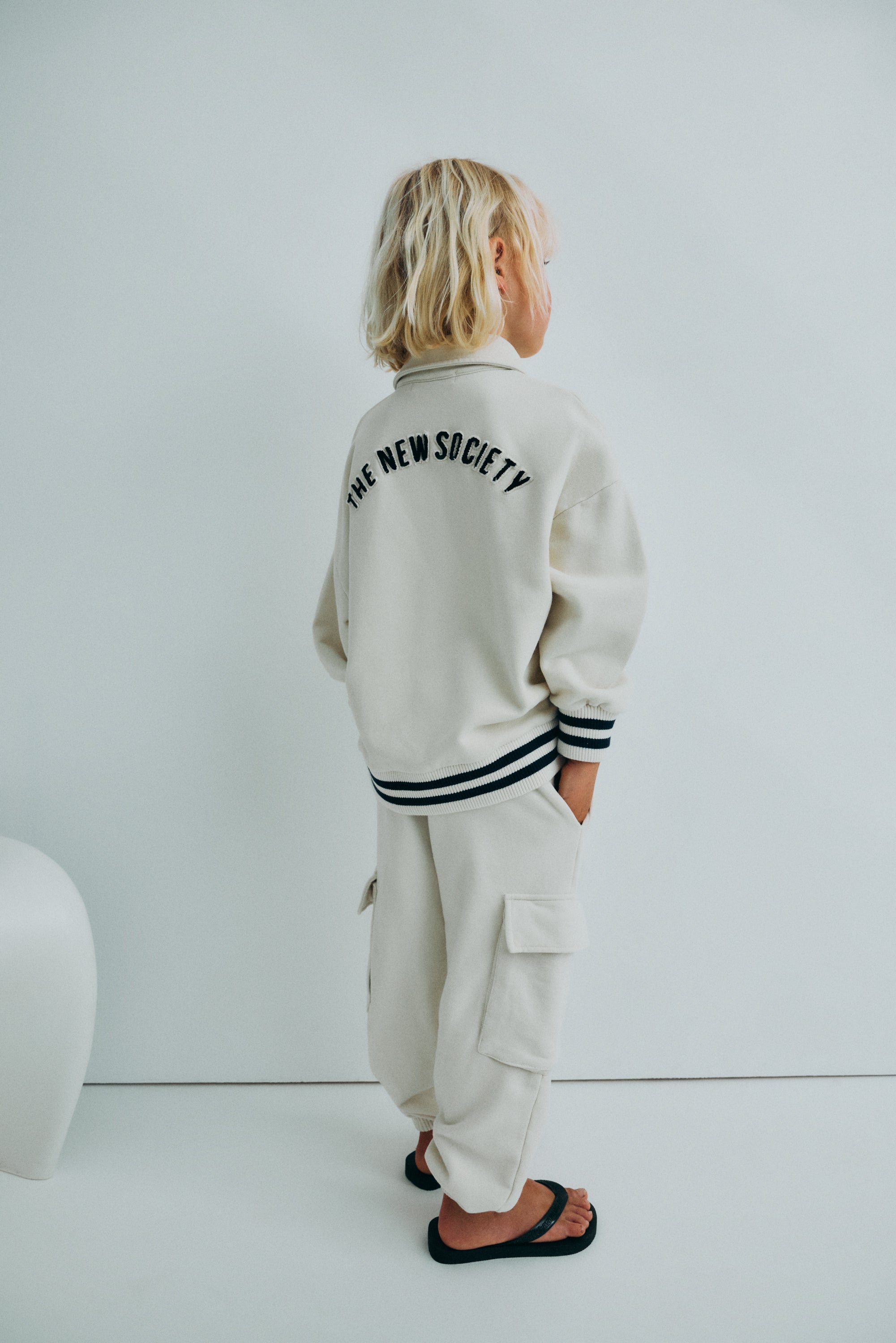 Finnia Cargo Jogging  Ecru