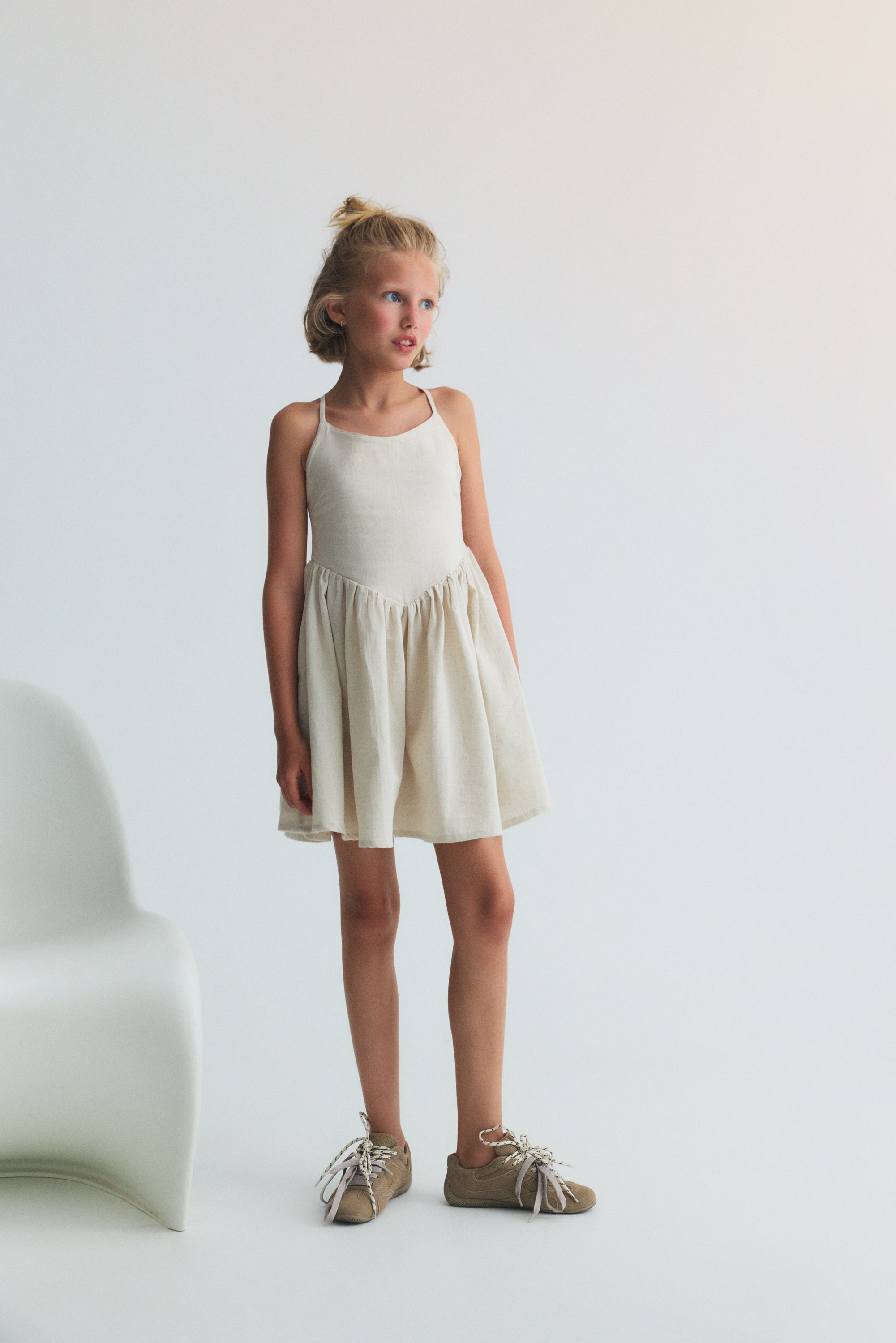 Lippia Teen Dress Sand Vigore