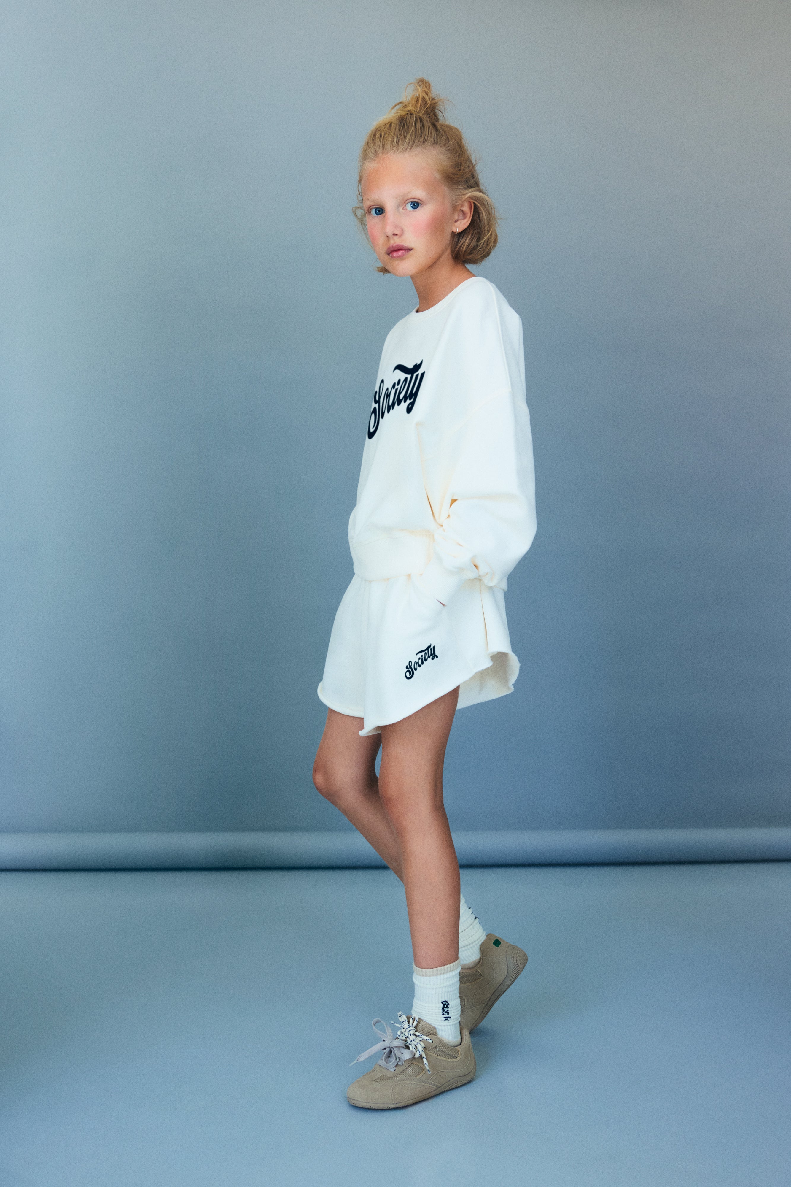 Mazus Teen Short  Ecru