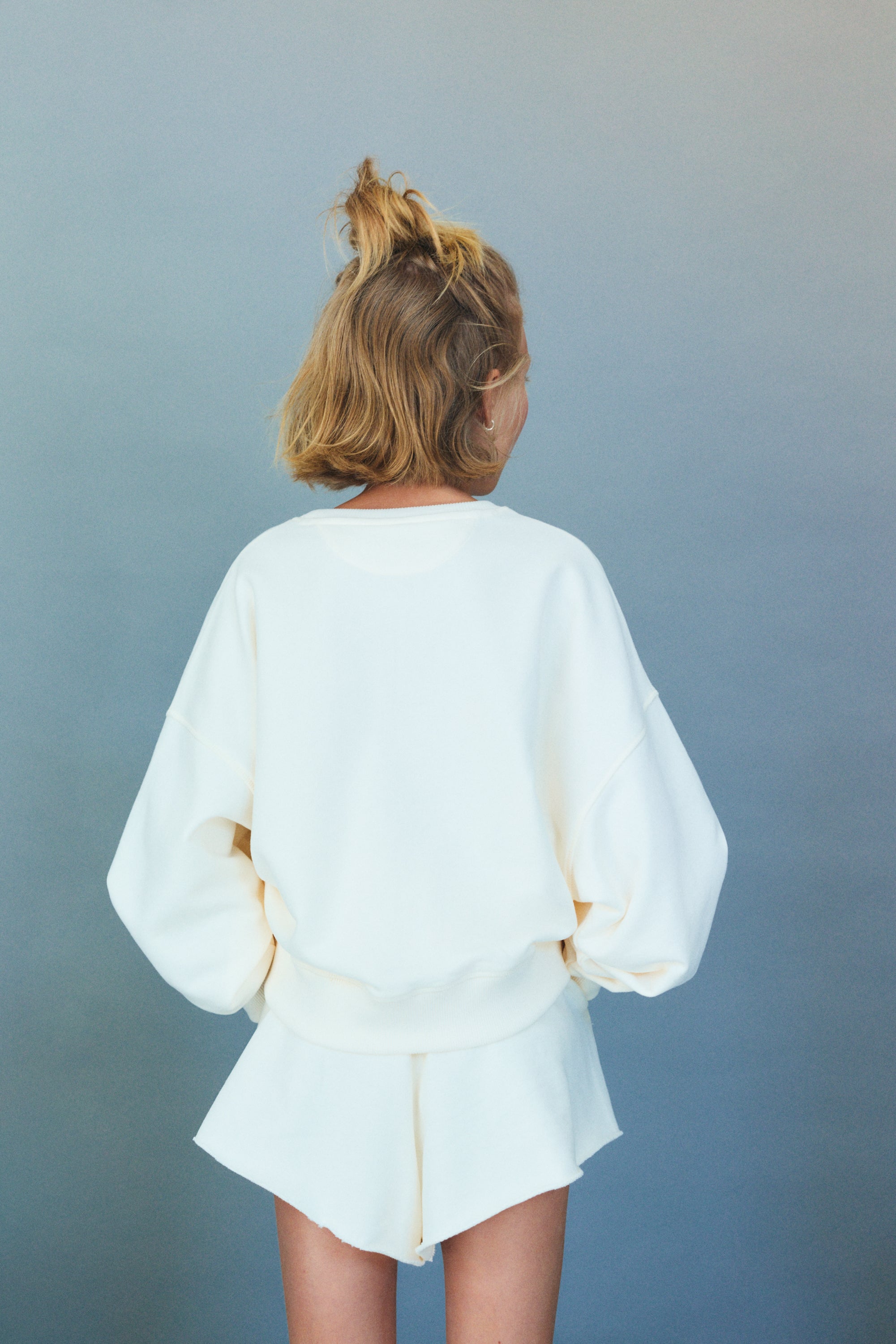 Mazus Teen Short  Ecru