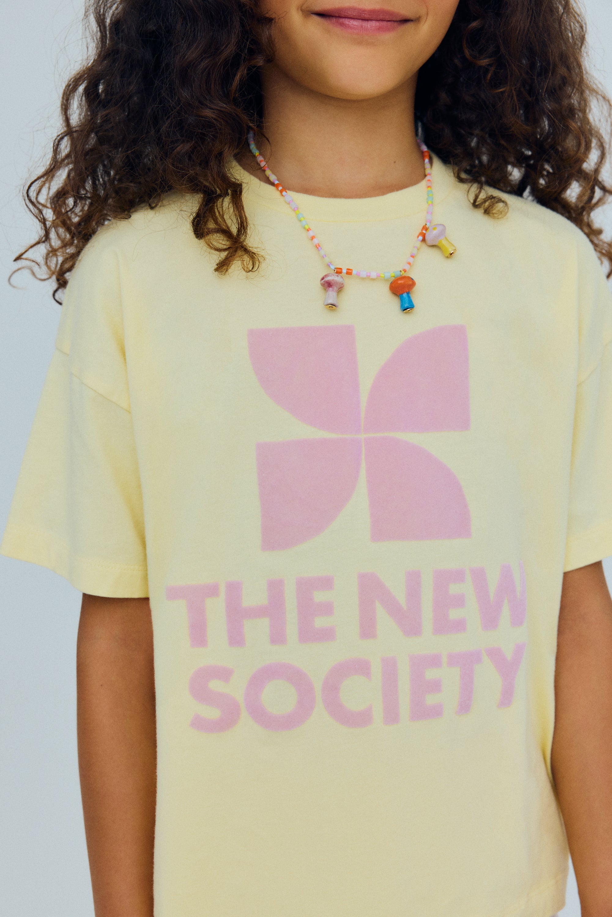 TNS Logo T-Shirt Soft Lemon