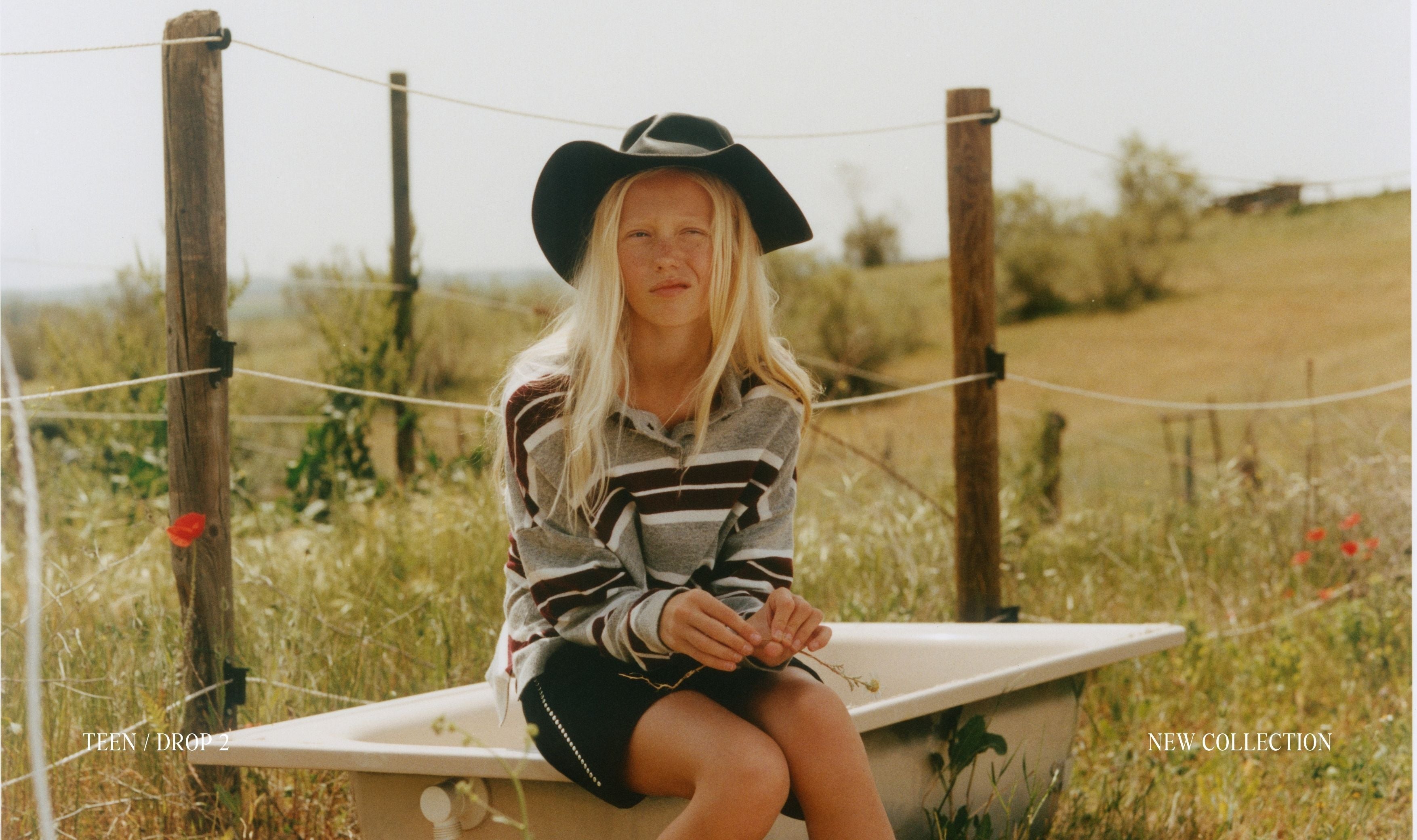 teen wearing total look from our new collection aw26 the new society