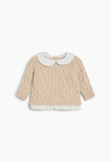 Echo Baby Jumper is crafted from a soft wool blend that provides natural warmth and exceptional comfort for cooler days.