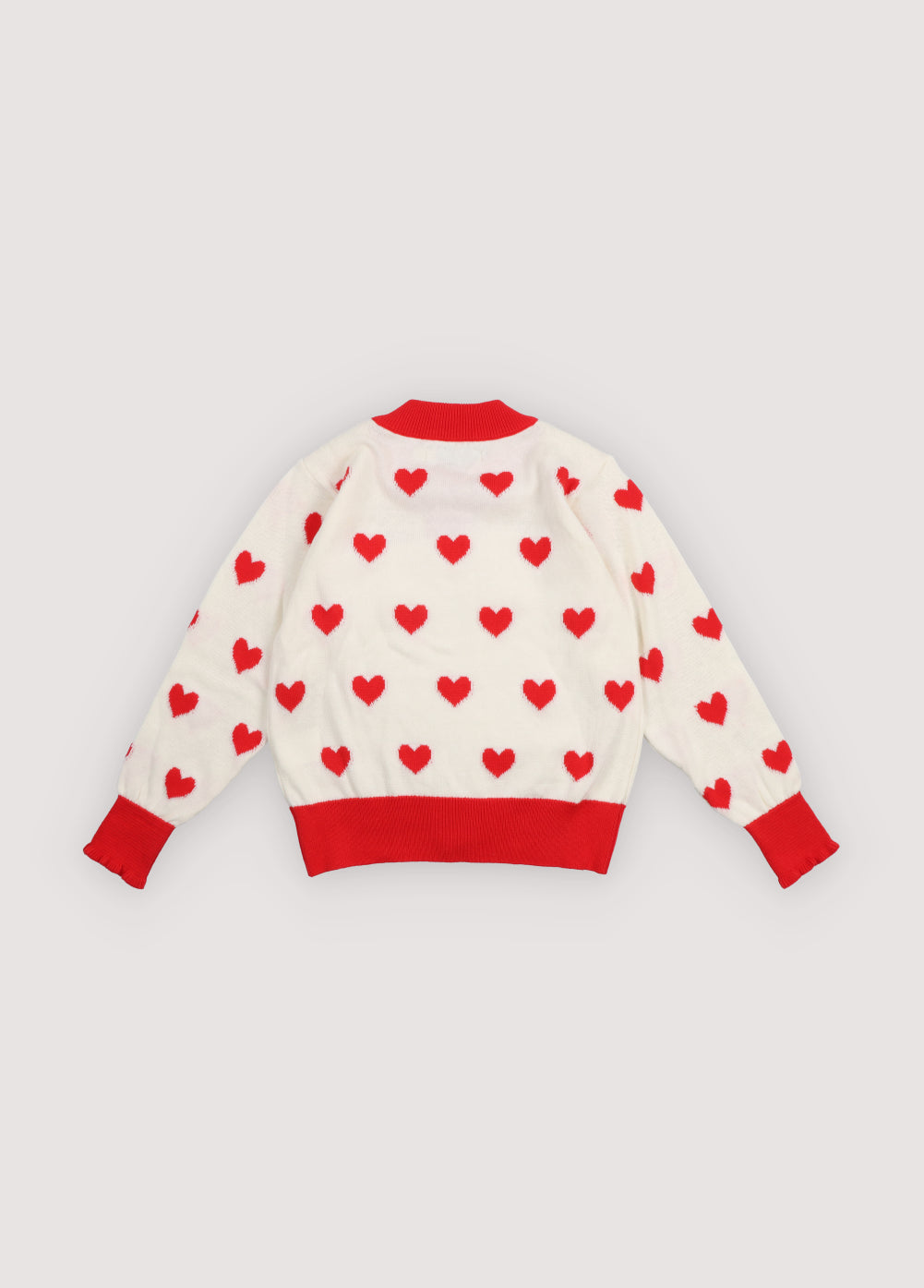 Maqui Cardigan Hearts Jacquard