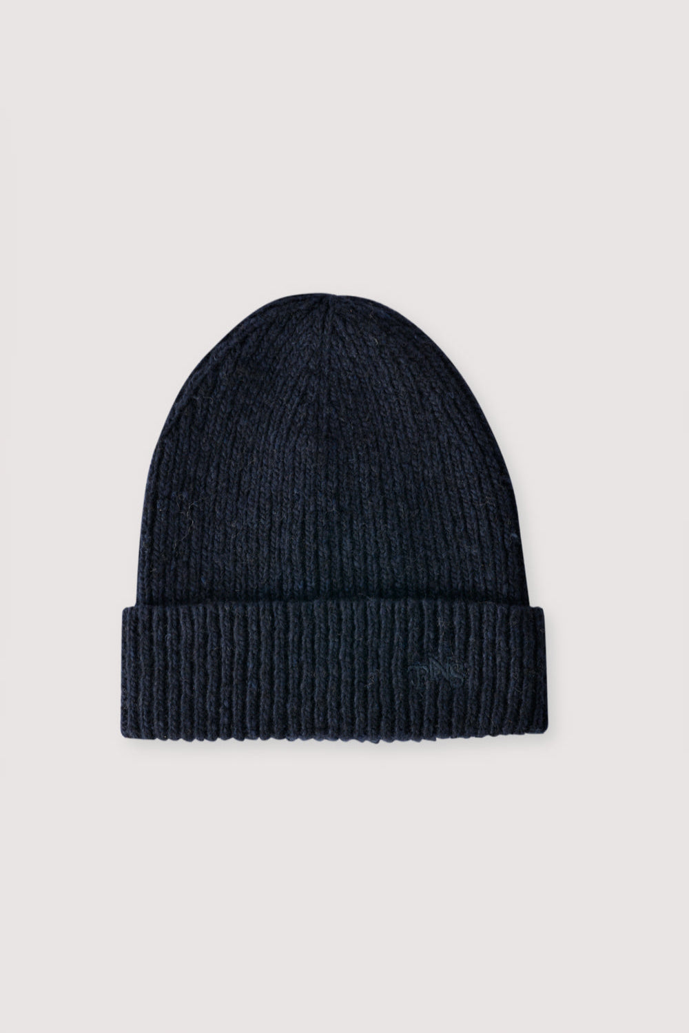 Rib knit wool beanie, perfect for pairing with the matching sweater.