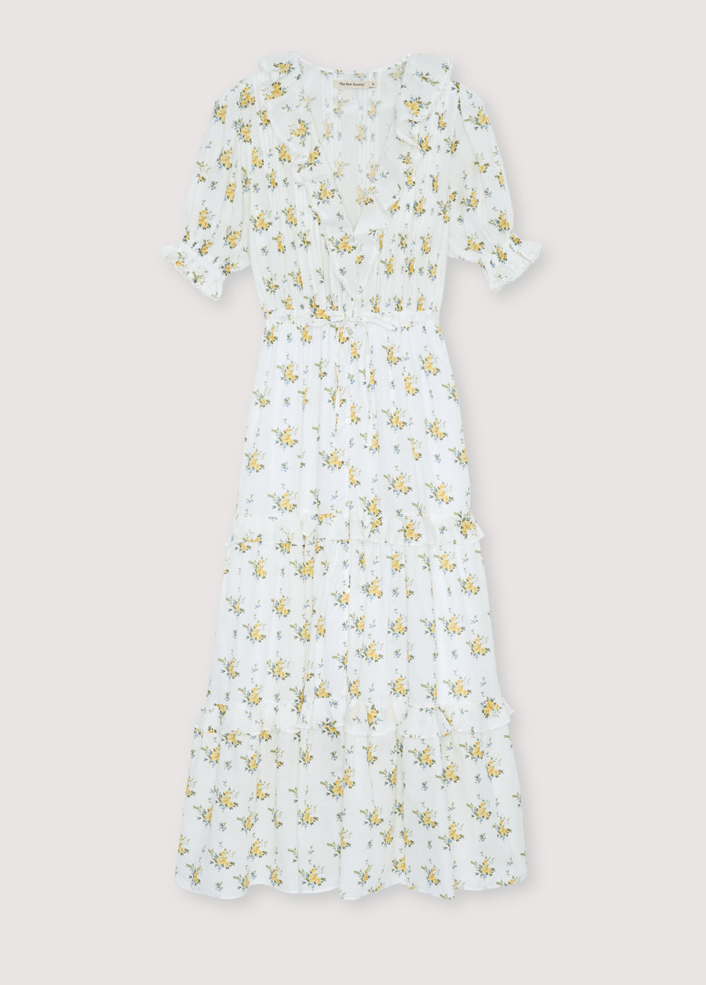 Mimosa Woman Dress Mimosa Print_Sampling