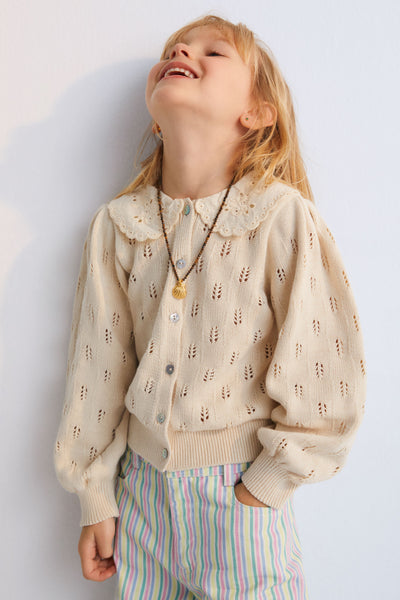 トップス Be Mine Emblem Knit Cardigan Be Mine Emblem Knit Cardigan ベージュ K4月2日まで Be Mine