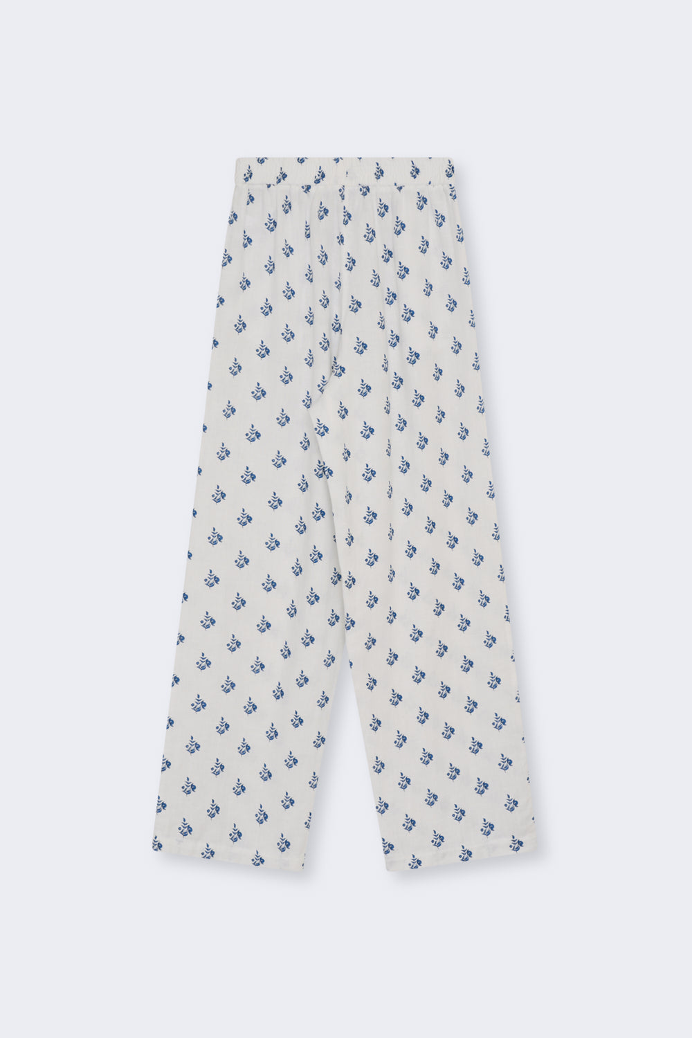 Hose mit geradem Bein aus 100 % Leinen mit weicher Oberfläche, entworfen und hergestellt in Portugal.