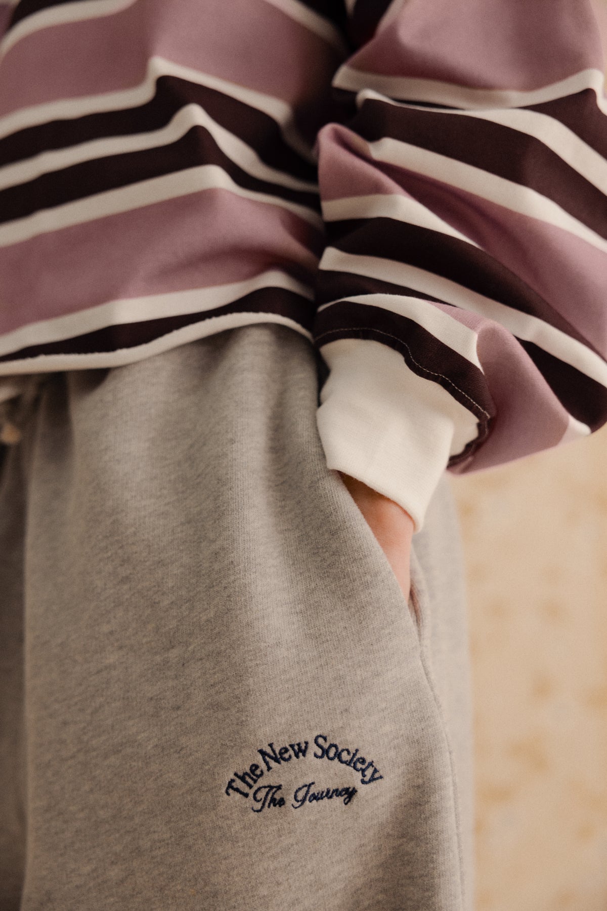 Mochi Teen Jogging Hellgrau Melange