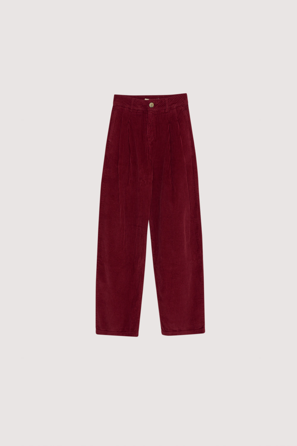 Our classic wide-leg corduroy pant with front double-pleat detailing.