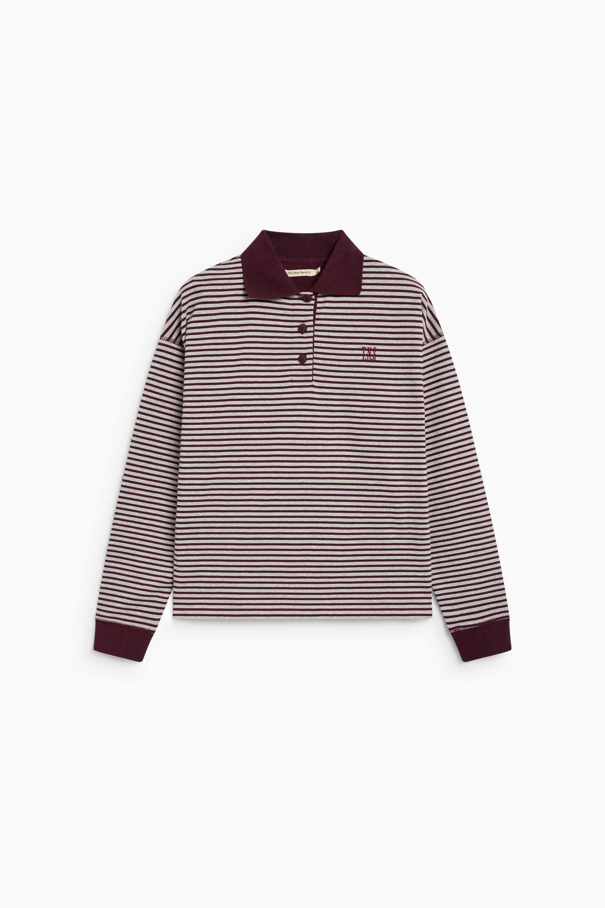 Ona Woman Polo Winetesting Stripe