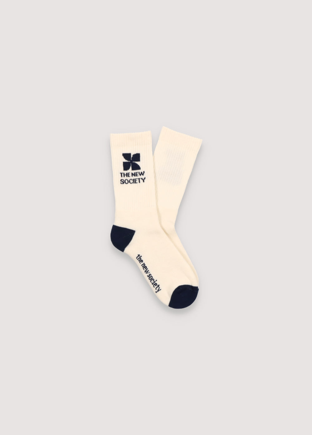 Chaussettes Logo Naturel &amp; Midnight Sky_Échantillonnage