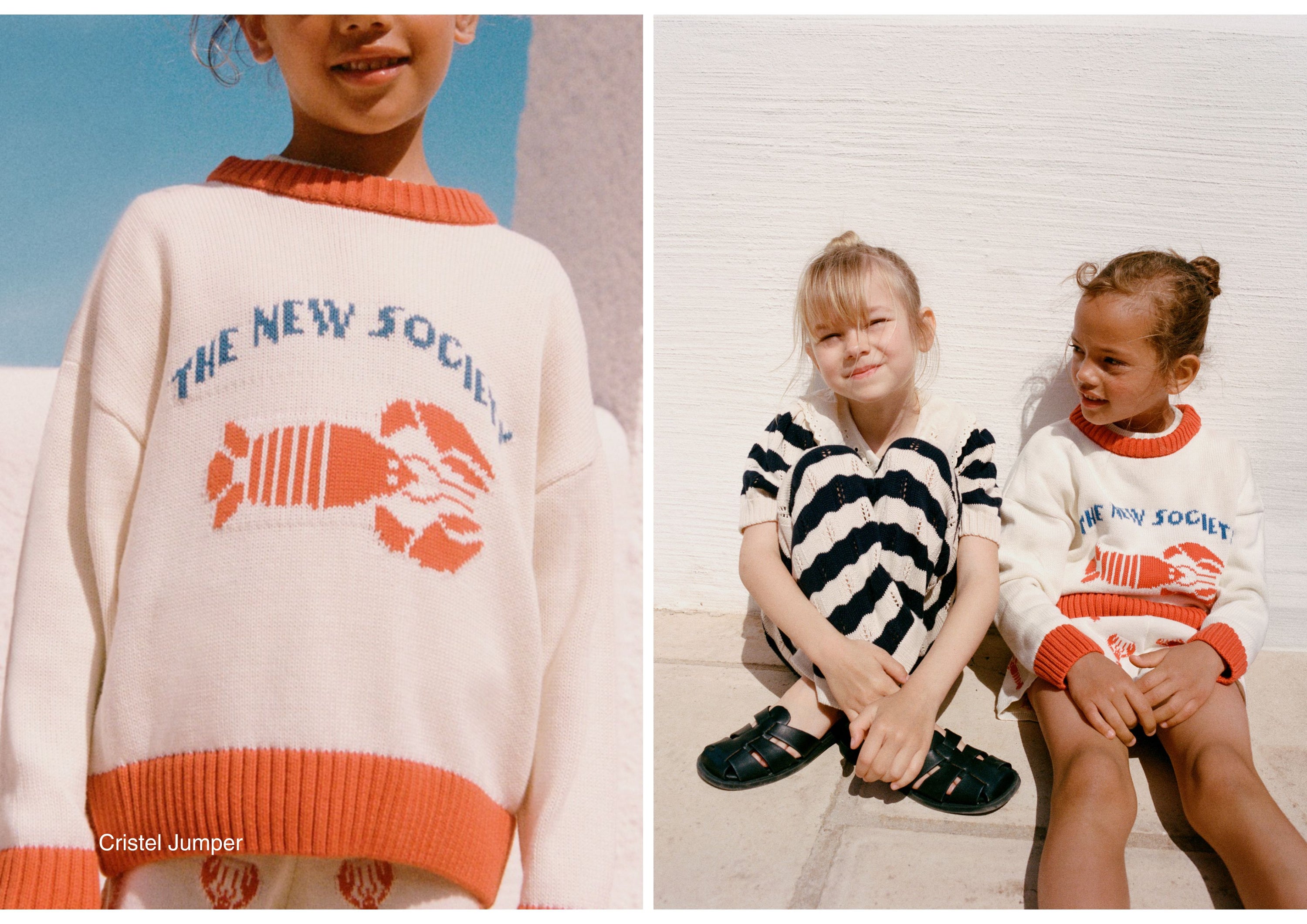 The New Society logo sweatshirt- navy main image 0