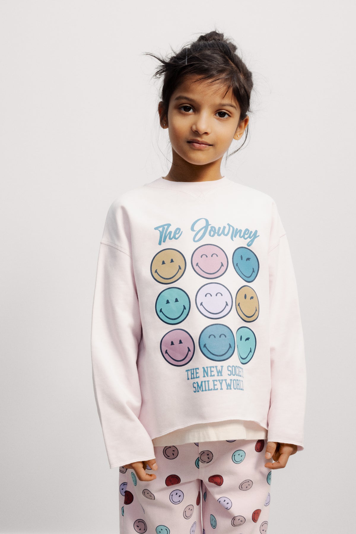 Sweat Smiley Lilas Clair