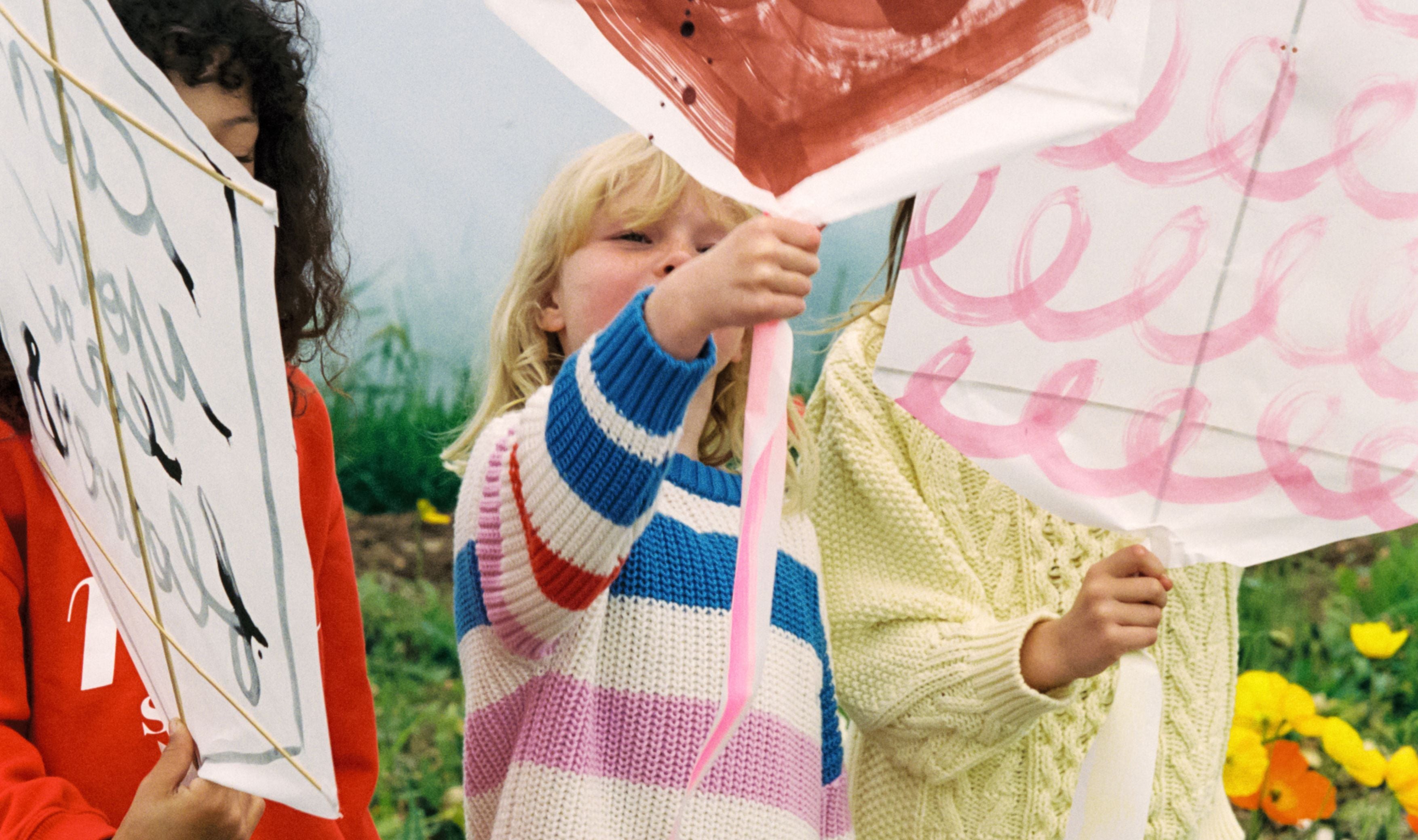 Kids SS26 collection with fresh, comfortable, and colorful summer outfits