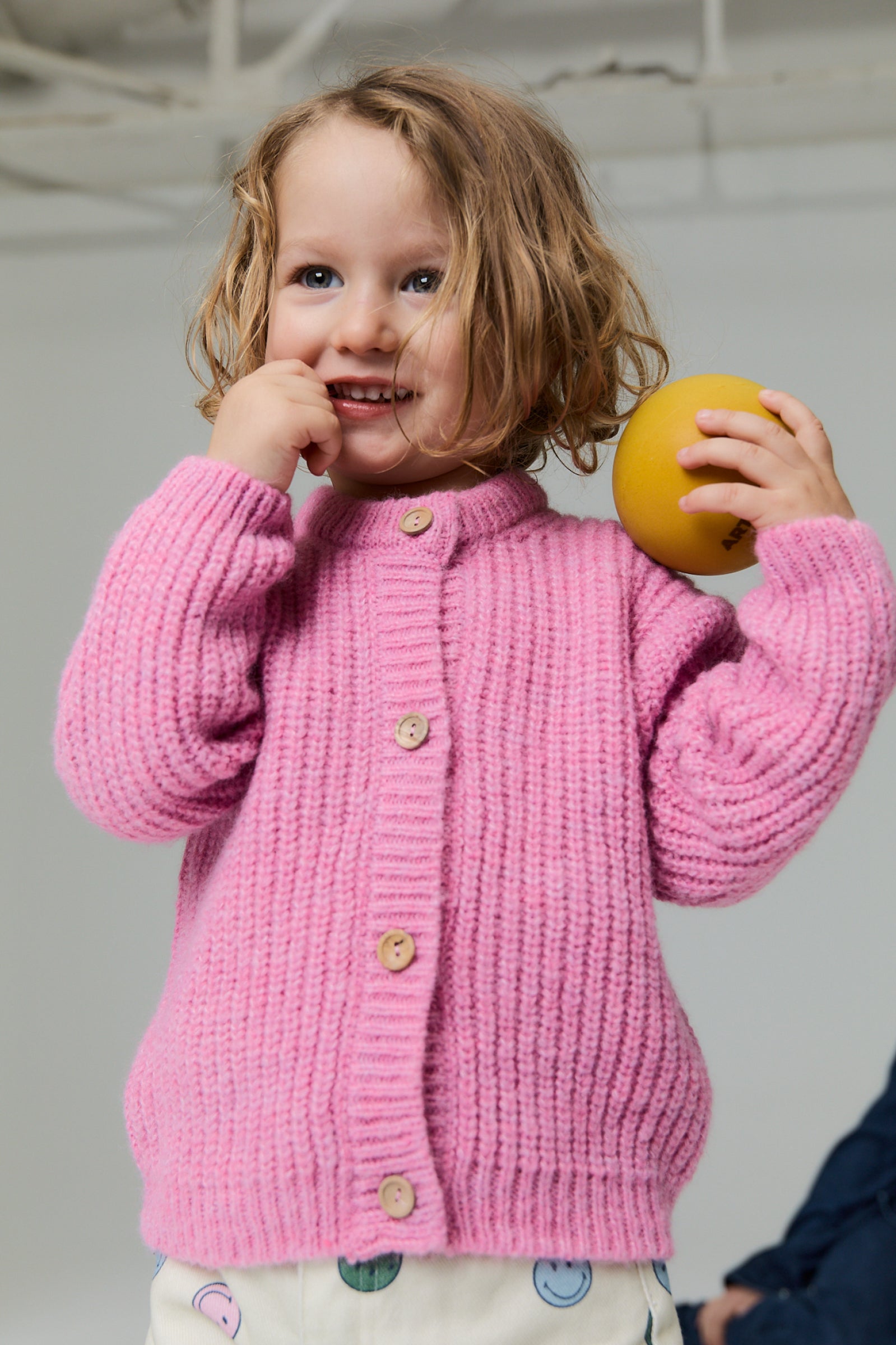 Cardigan Bébé Tampere Rose Blush