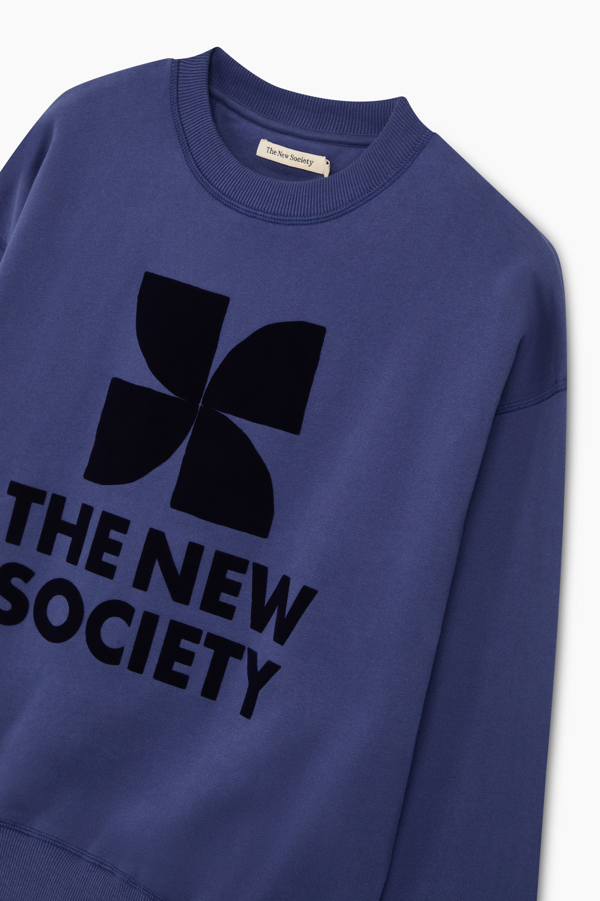 TNS Logo Woman Sweatshirt Blue Depghts