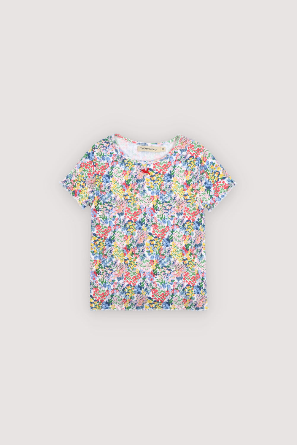 TNS Rib Tee Verbena Print