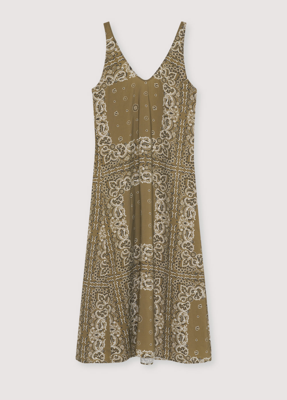 Waterlily Woman Dress Bandana Print