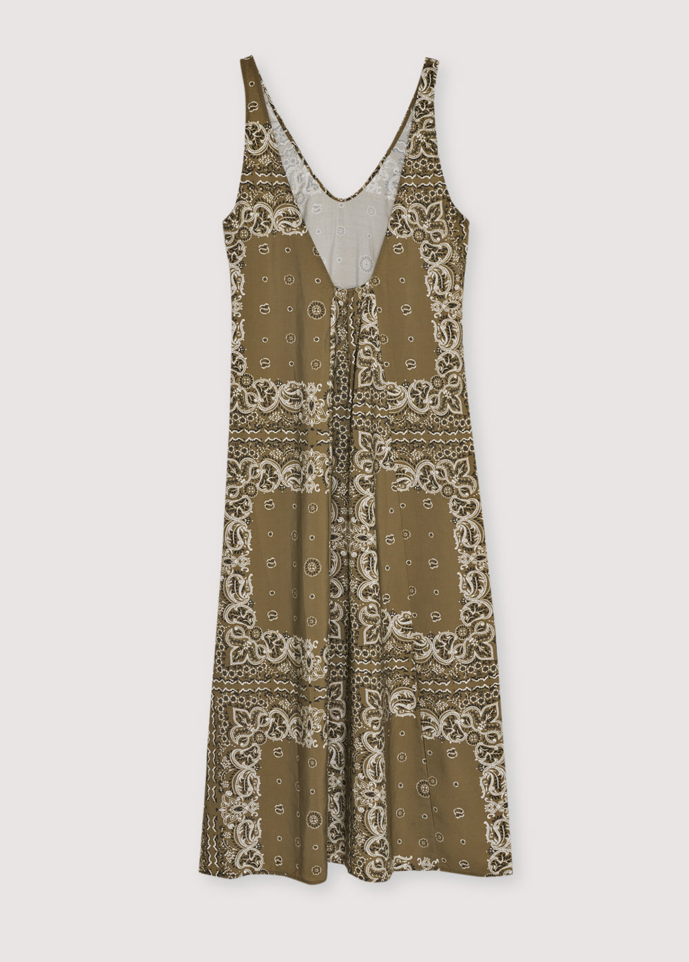 Waterlily Woman Dress Bandana Print