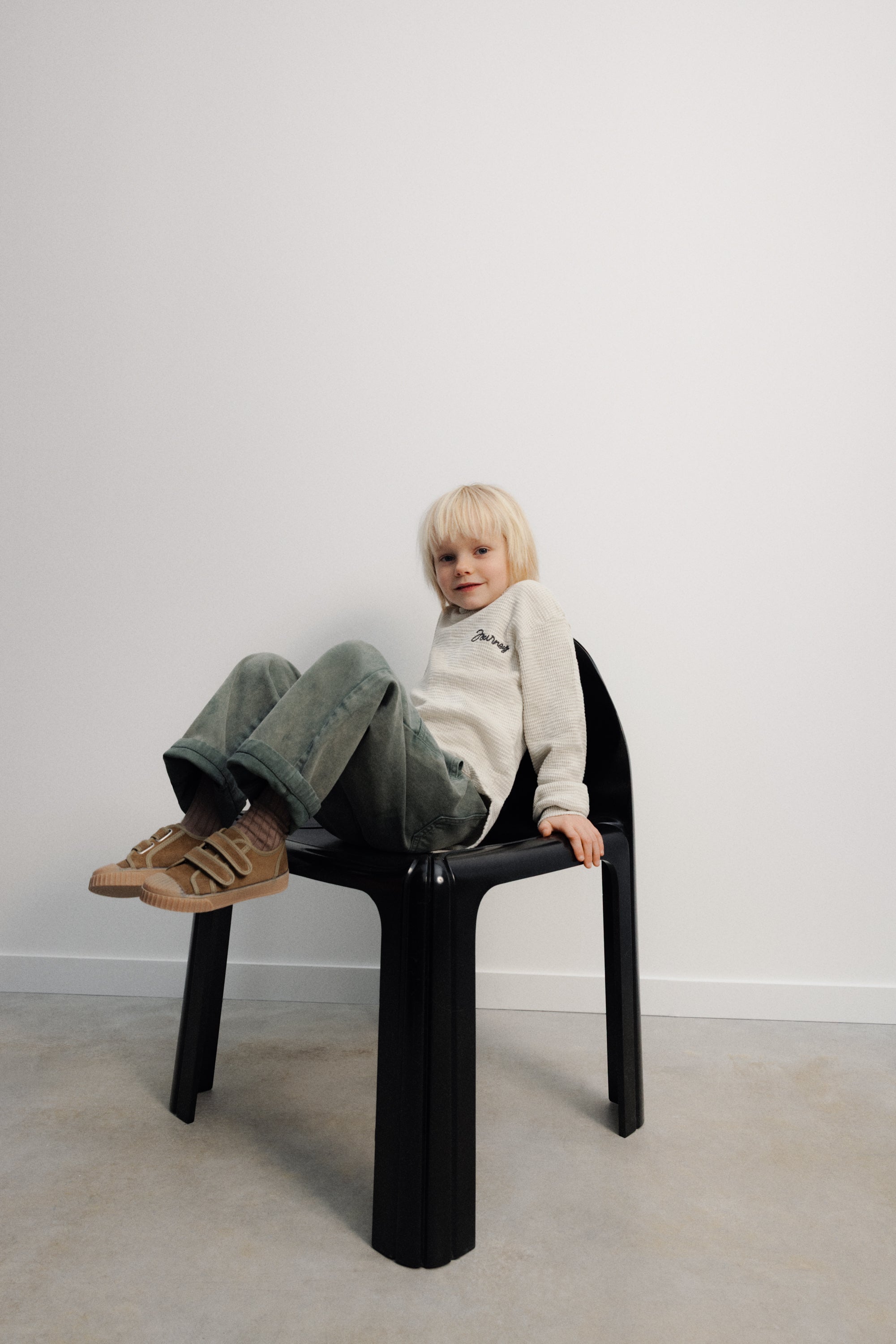 TNS Denim Baggy Pant Tea Leaf
