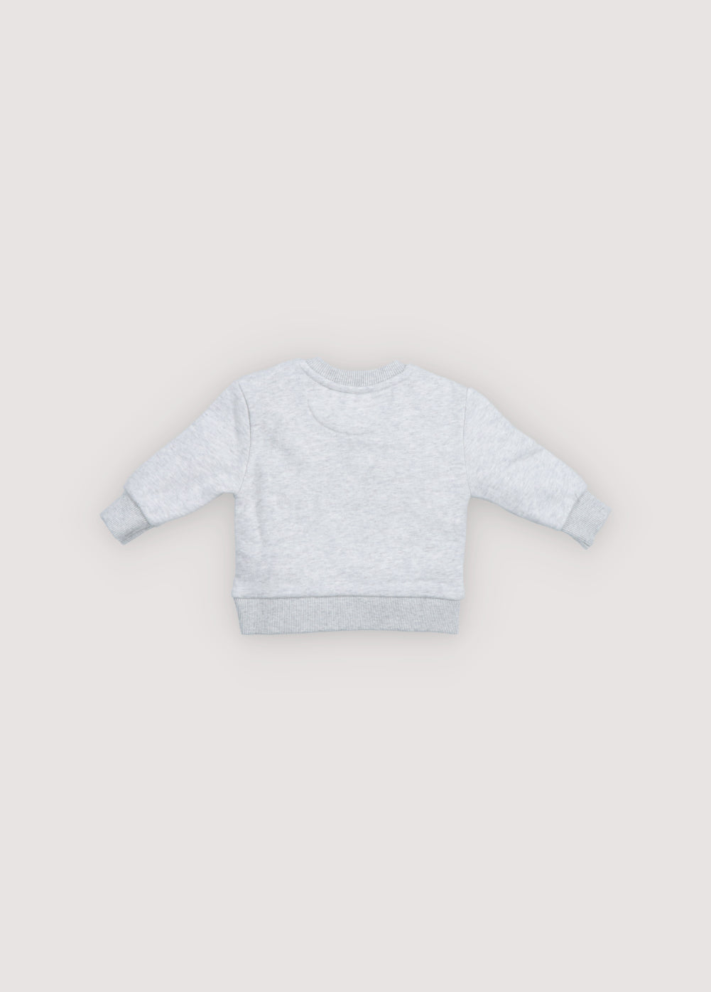 TNS Logo Baby Sweatshirt Light Grey Melange_Sampling