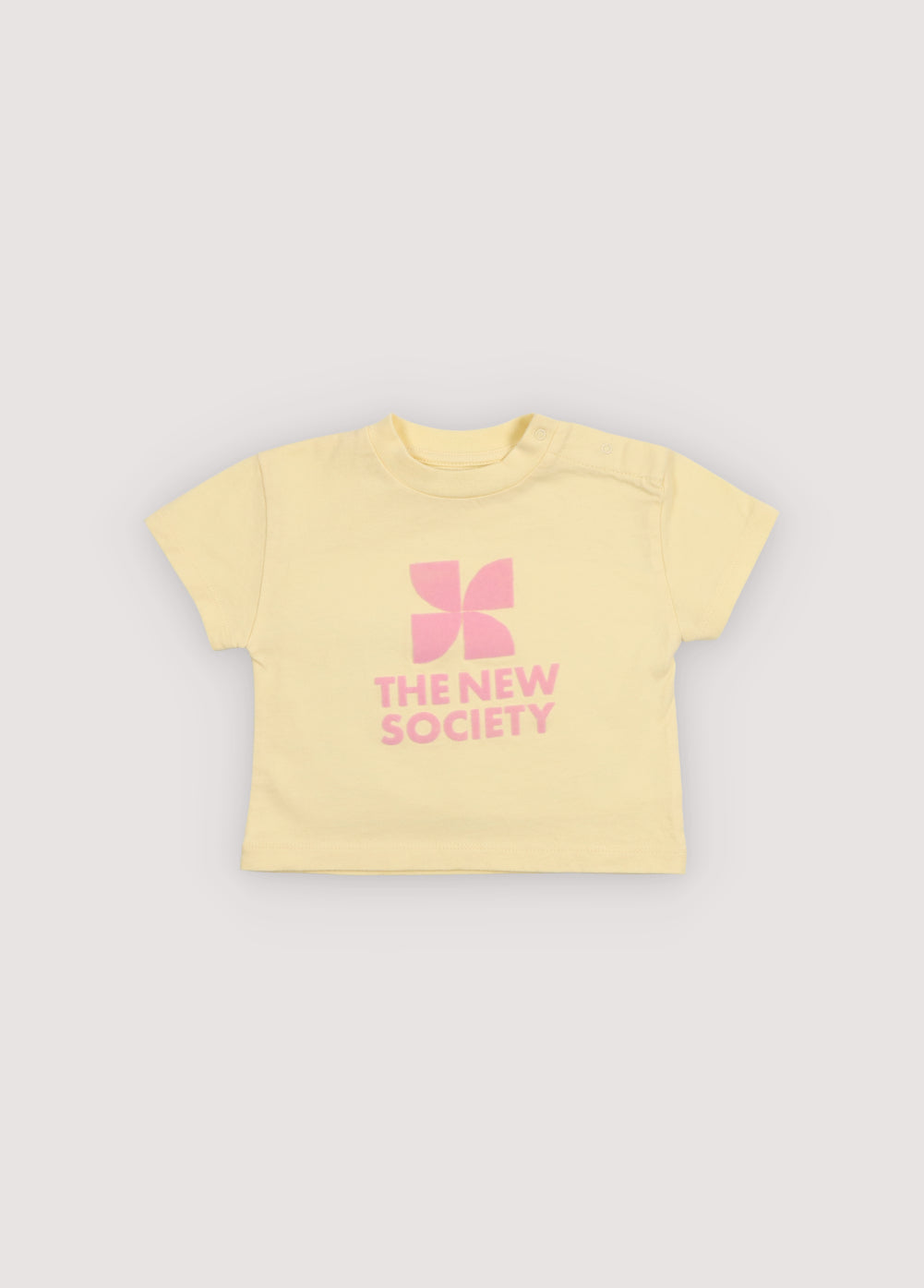 Tns Logo Baby T-Shirt Soft Lemon