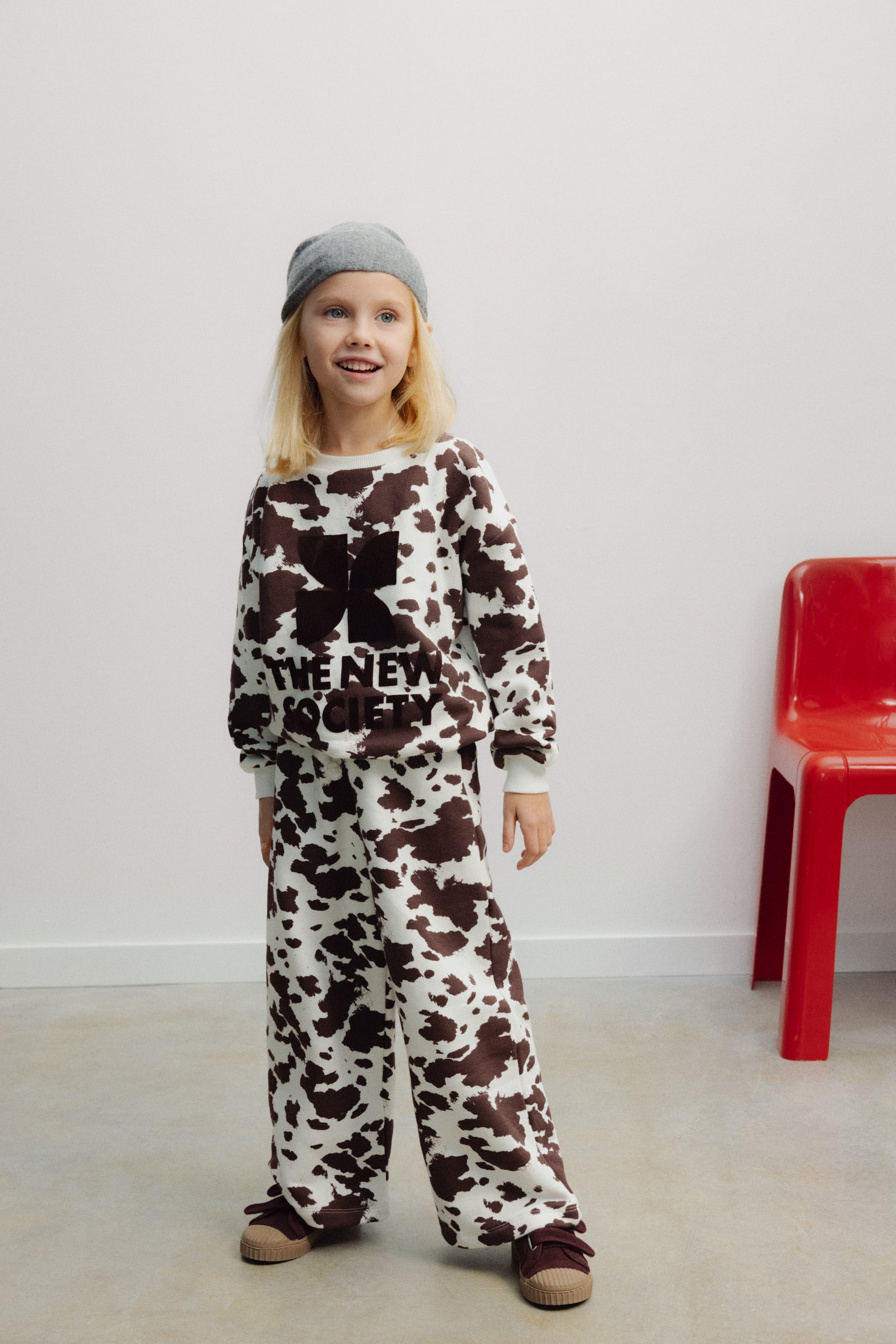 TNS Logo Jogging Vache Imprimé