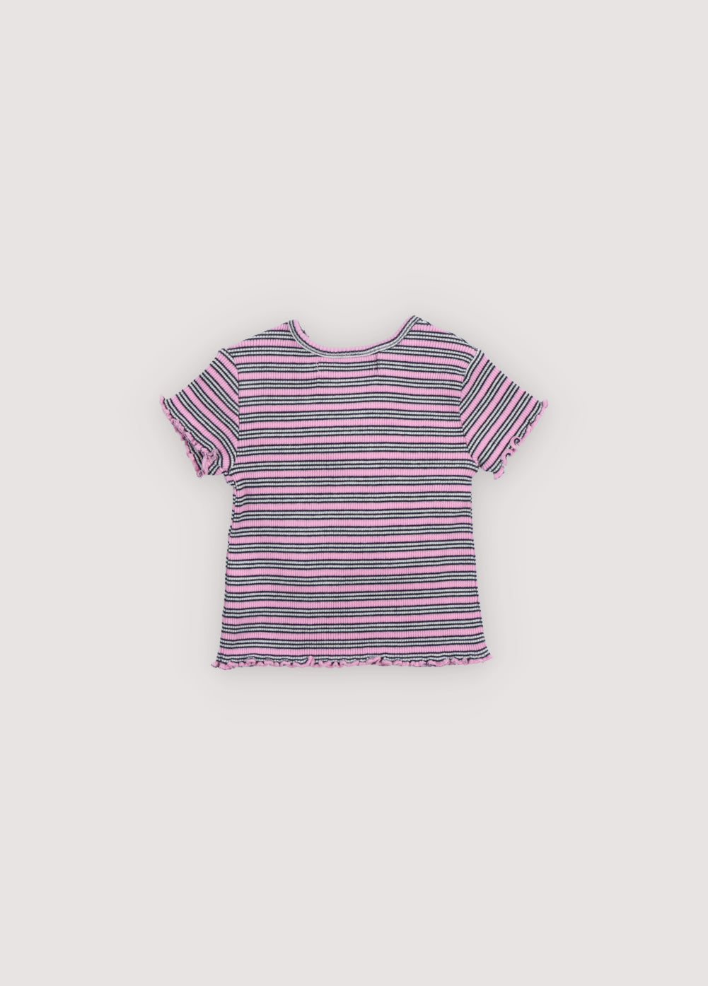 TNS Rib Baby Tee Pink Lavander Mini Stripes_Sampling