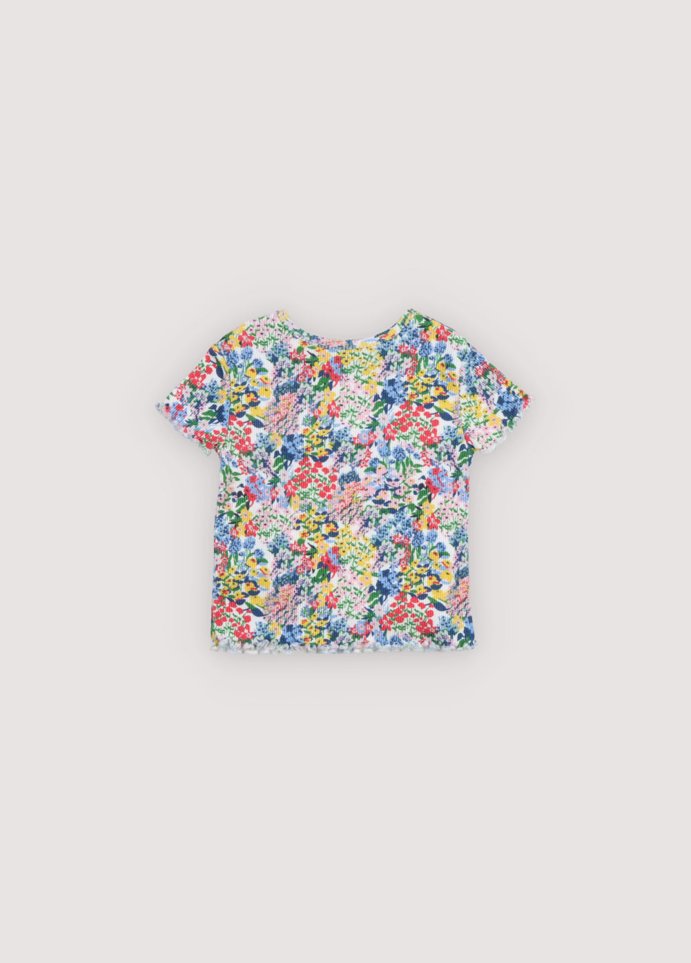 TNS Rib Baby Tee Verbena Print