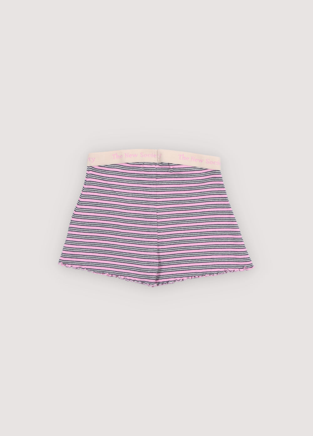 TNS Rib Short Pink Lavander Mini Stripes