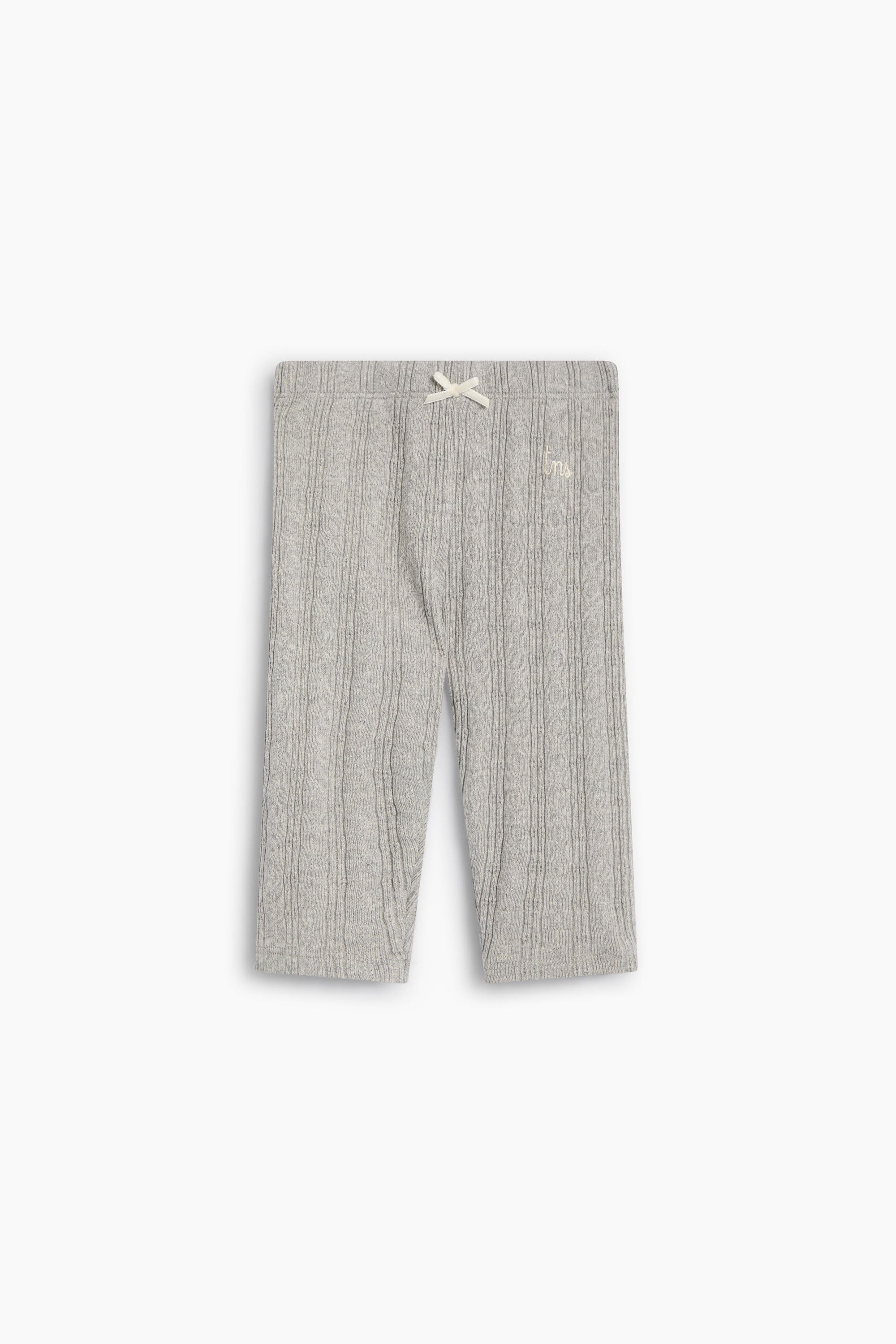 TNS Logo Baby Legging Mid Grey Melange