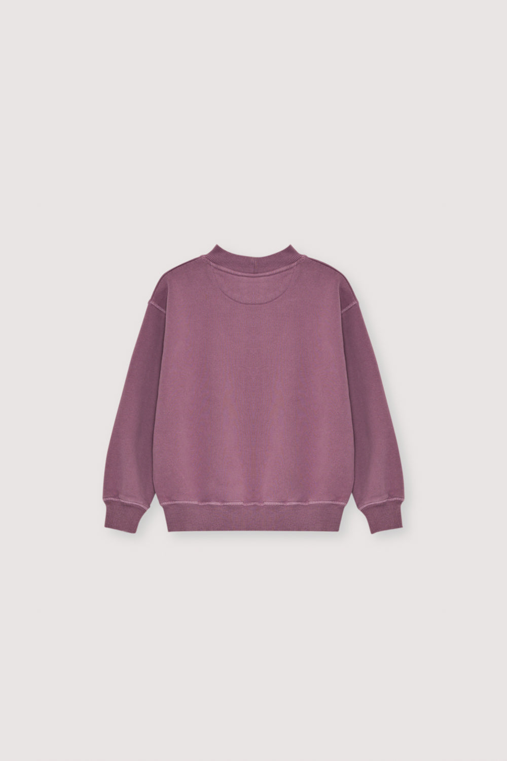 Cozy and stylish, this cotton fleece sweatshirt features a ribbed collar and a beautiful glitter brand print on the front, adding a touch of sparkle to everyday wear.