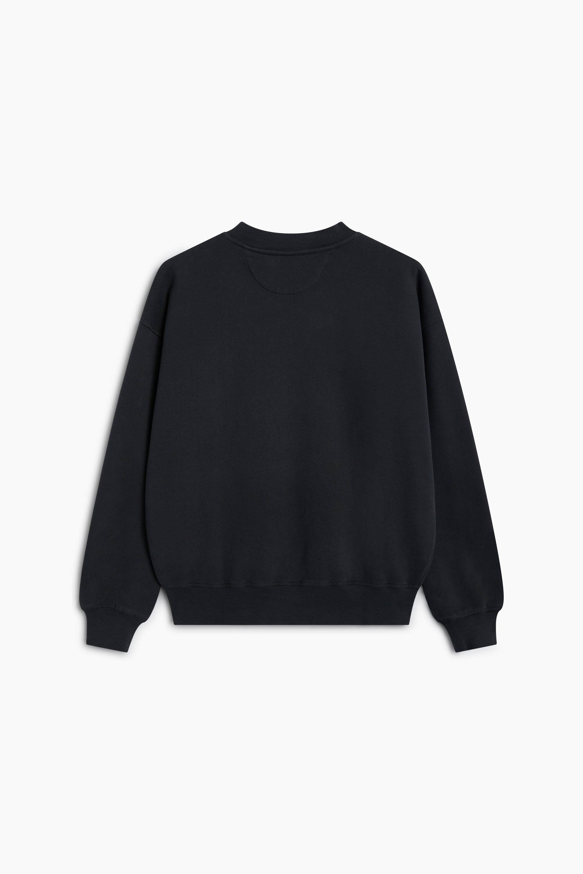 TNS Logo Rib Collar Woman Sweatshirt Moonless Night