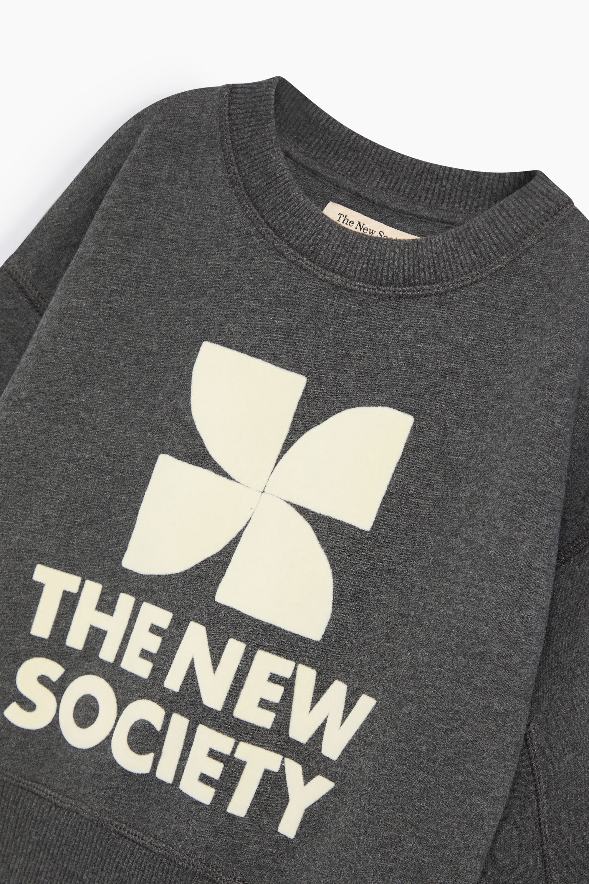 TNS Logo Sweatshirt Dark Grey Melange