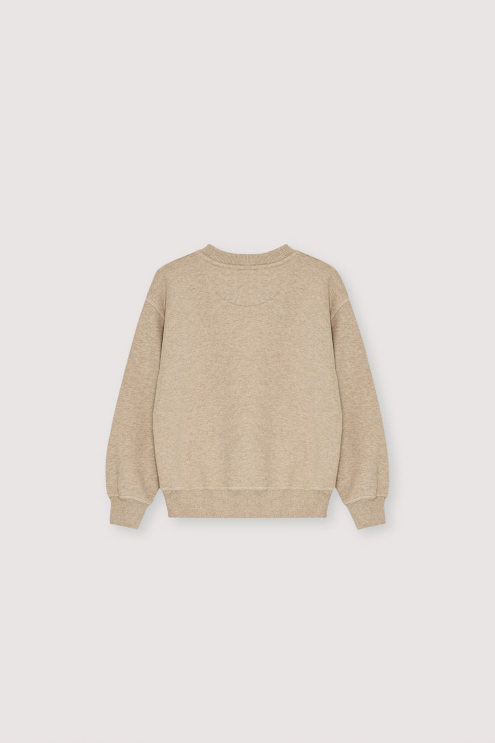 Beige sweater on a light beige background