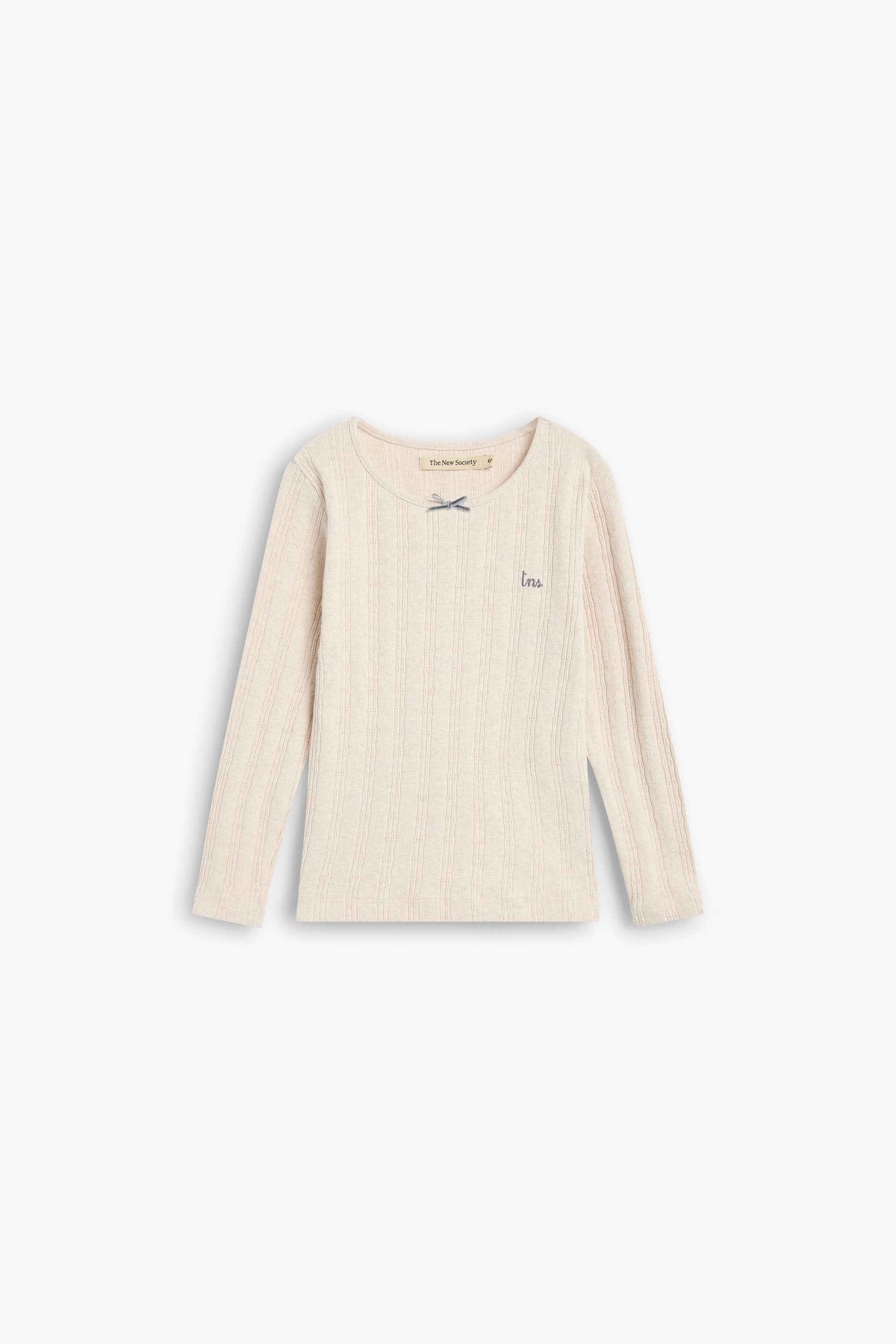 TNS Logo Tee Whisper White Melange