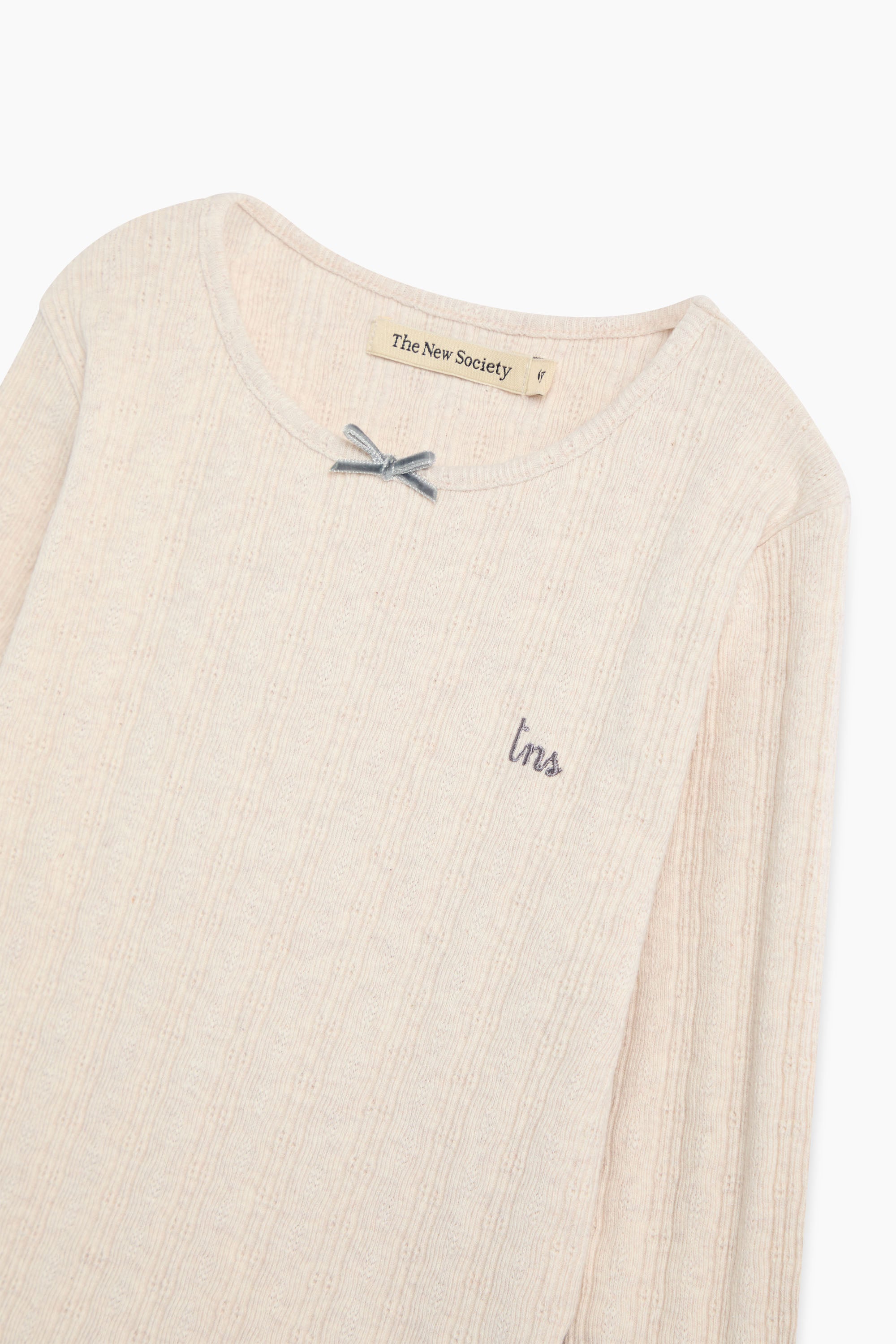 TNS Logo Tee Whisper White Melange