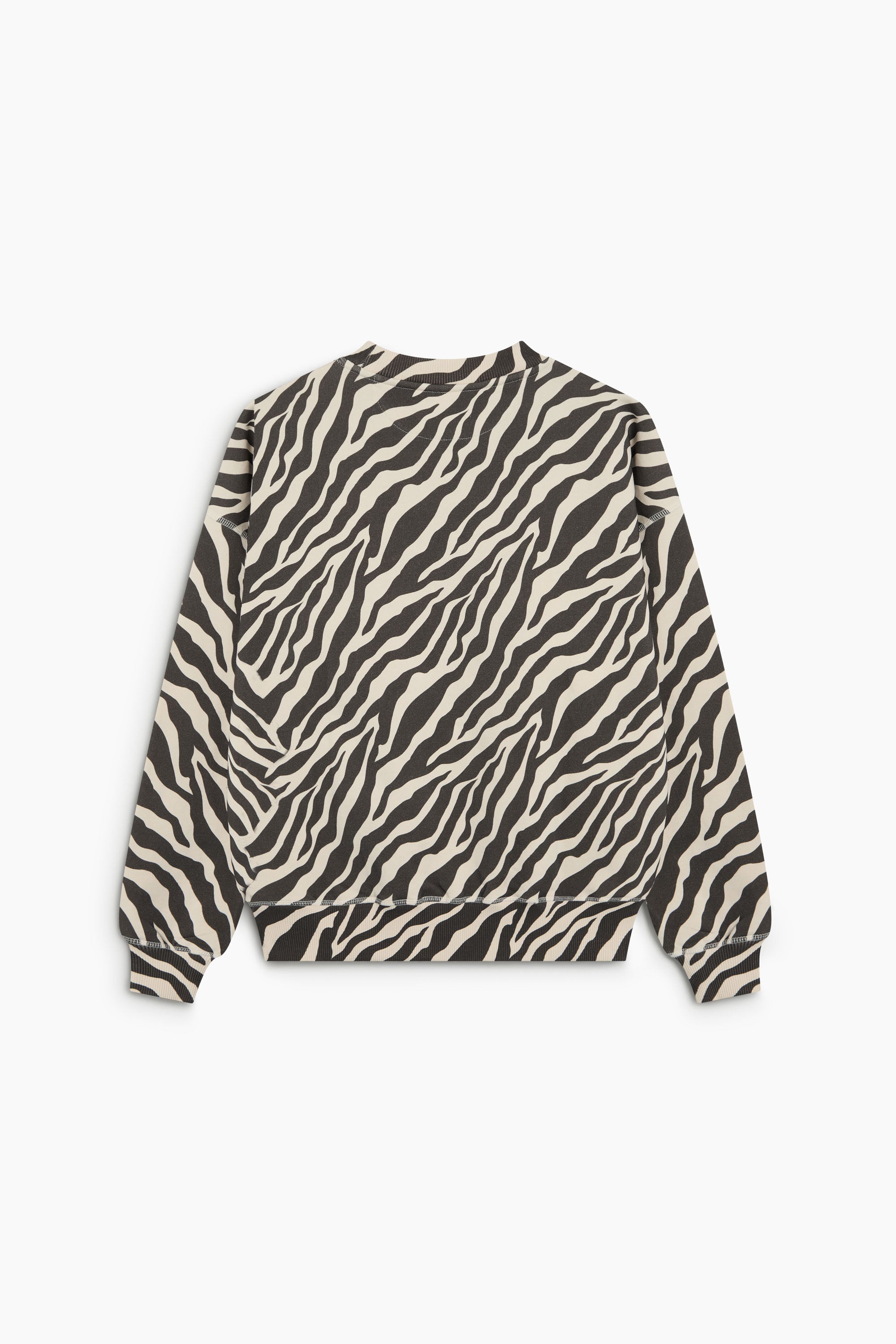 TNS Logo Woman Sweatshirt Zebra Print