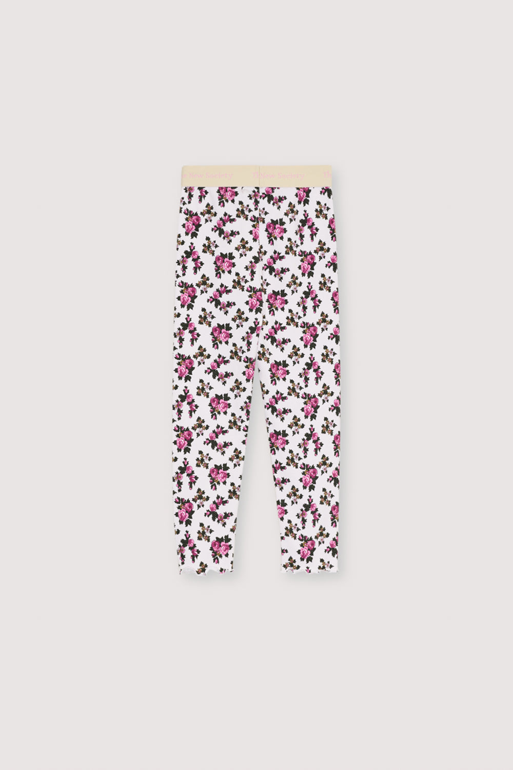 Our classic ribbed leggings with a beautiful floral print and a tone-on-tone elastic logo waistband. Pair with the matching t-shirt to complete the look.